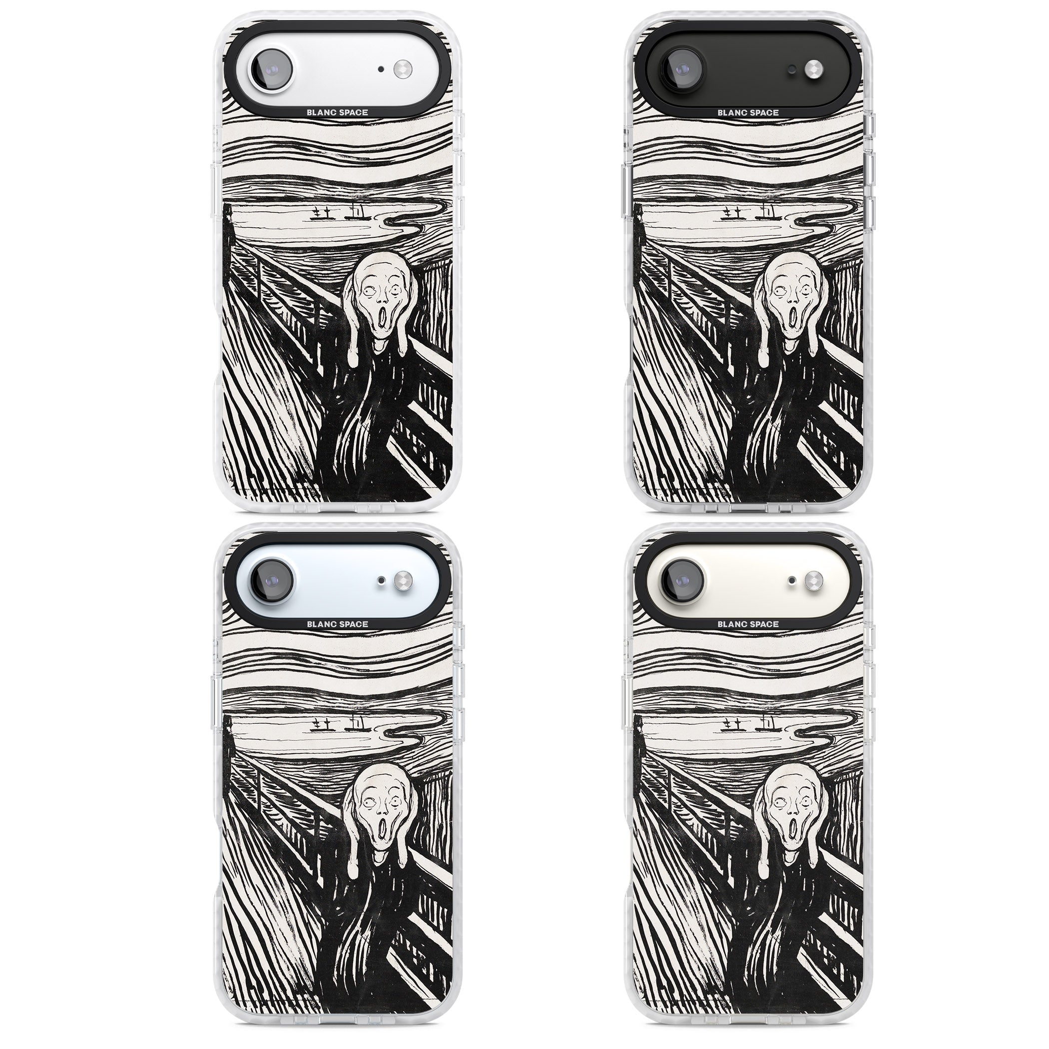 The Scream iPhone 17 Air Impact Pro Clear Phone Case APT Impact Protection