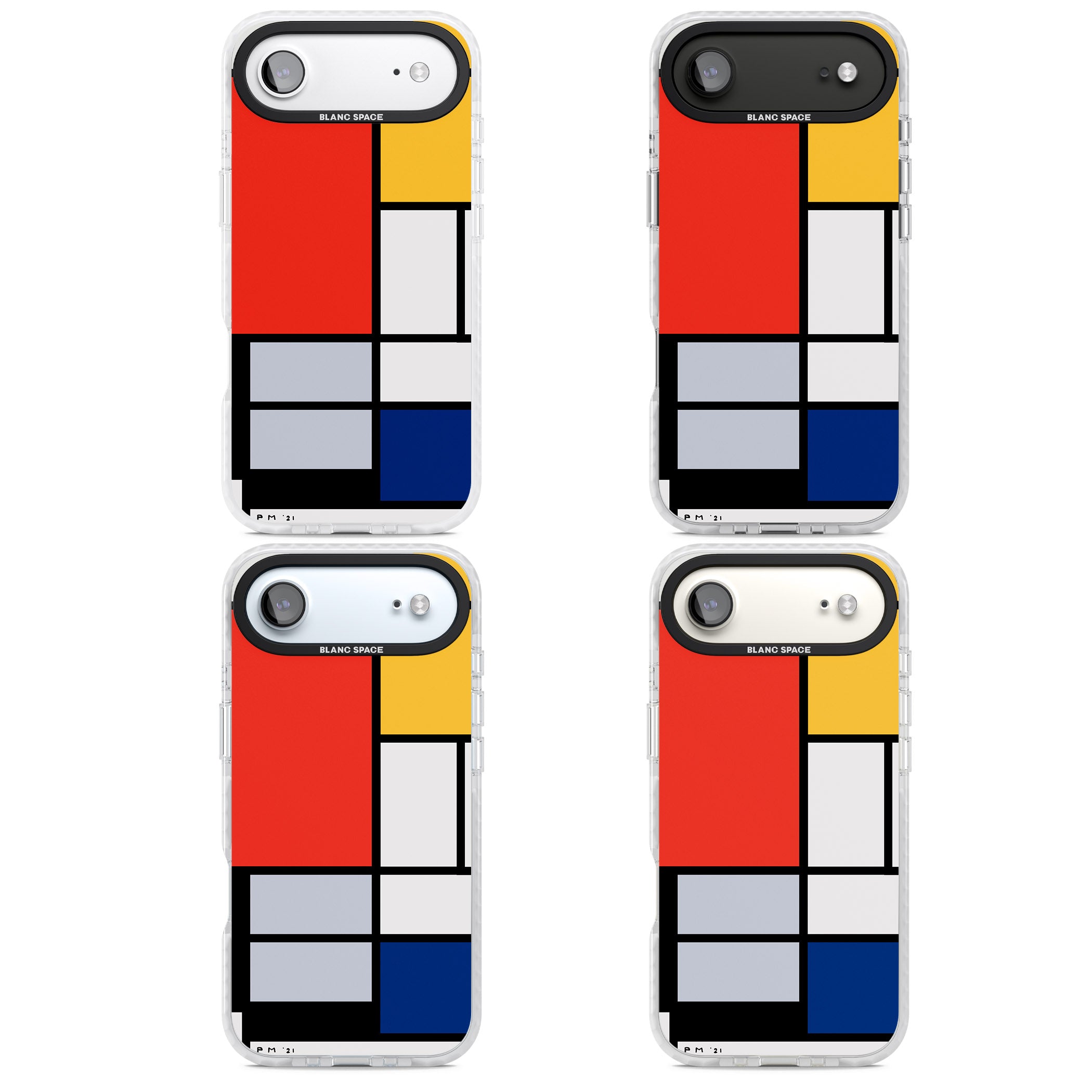 Piet Mondrian'S Composition iPhone 17 Air Impact Pro Clear Phone Case APT Impact Protection