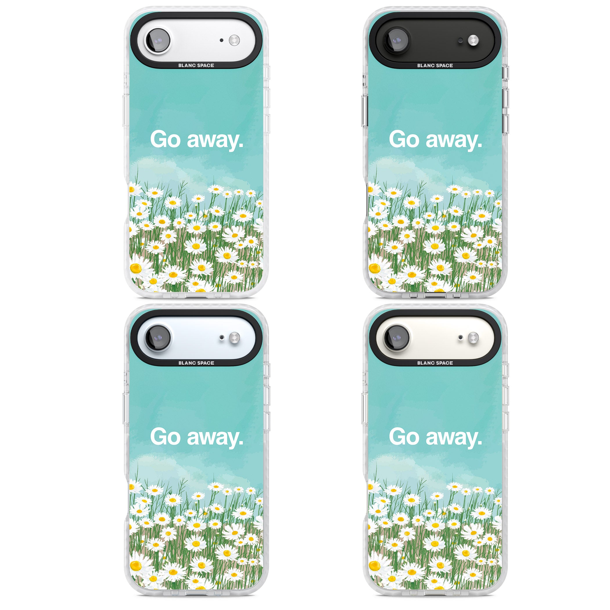 Go Away iPhone 17 Air Impact Pro Clear Phone Case APT Impact Protection