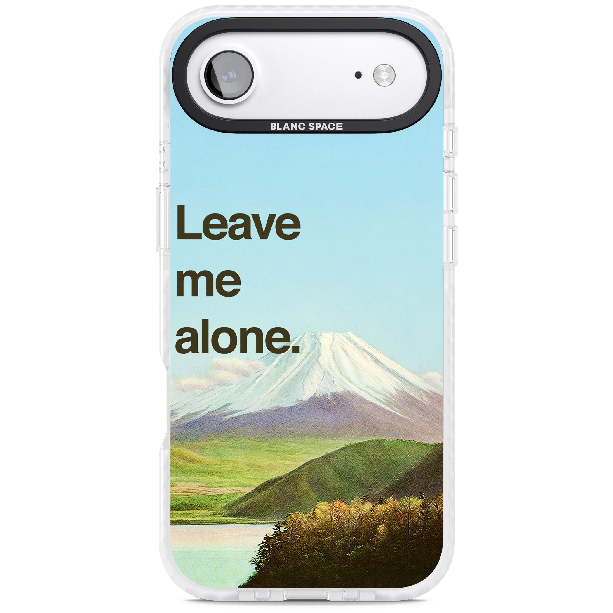 Leave Me Alone iPhone 17 Air Impact Pro Clear Phone Case