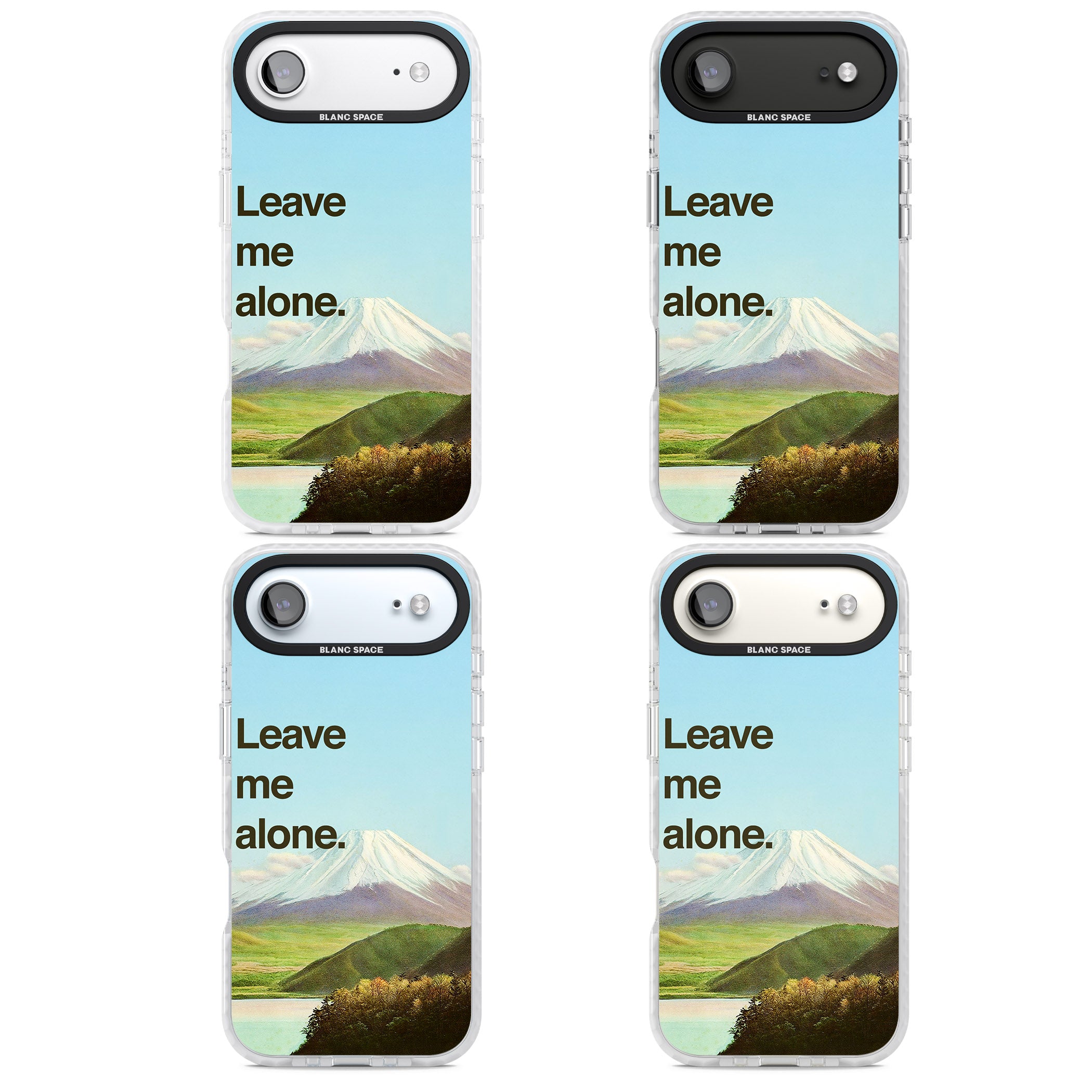 Leave Me Alone iPhone 17 Air Impact Pro Clear Phone Case APT Impact Protection