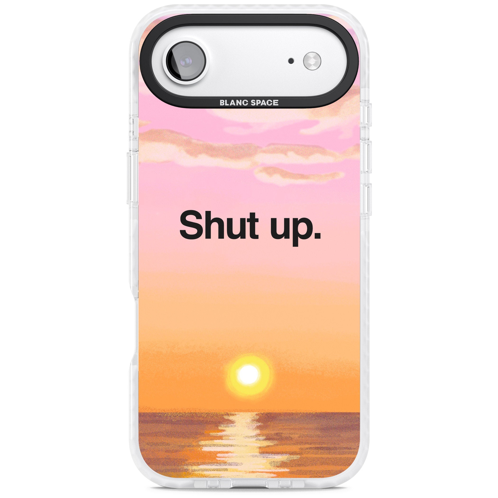 Shut Up iPhone 17 Air Impact Pro Clear Phone Case