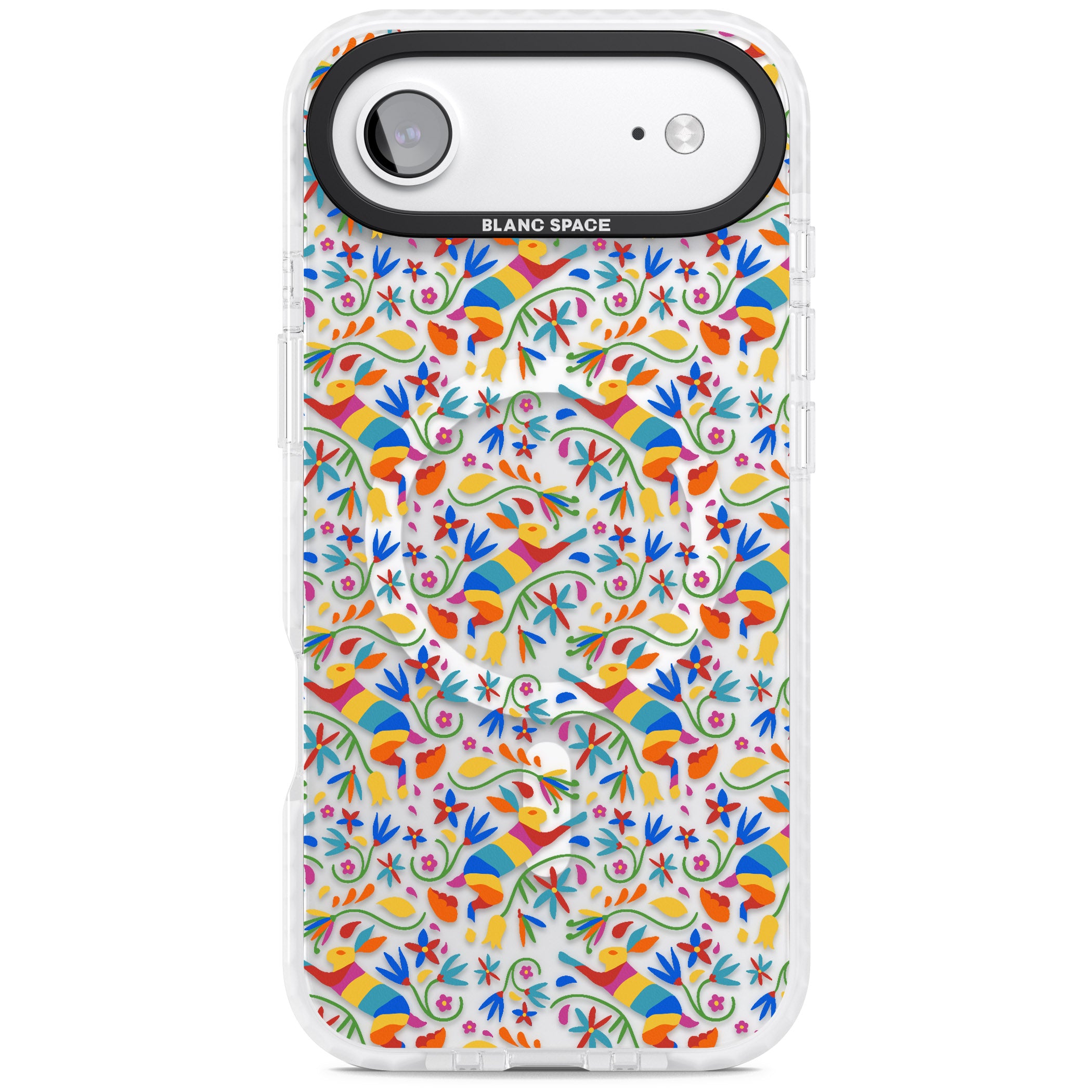 Vibrant Floral Mosaic iPhone 17 Air Impact Pro Clear Phone Case