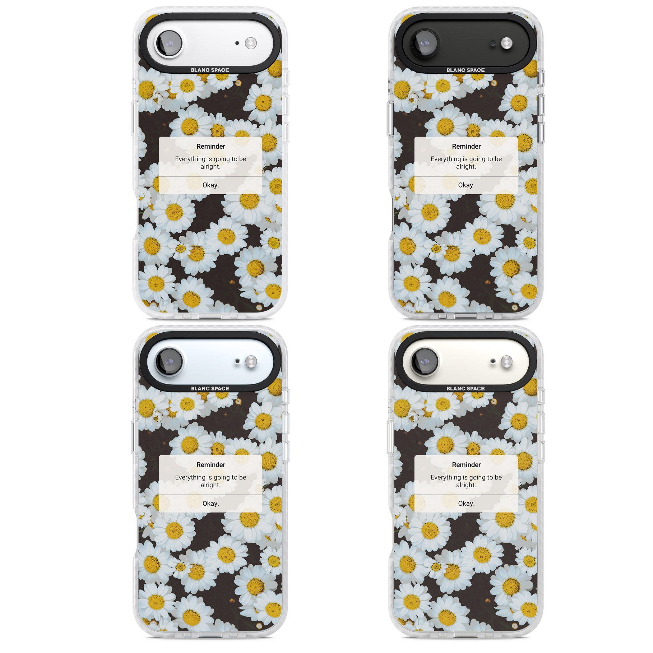 Daisy Reminder iPhone 17 Air Impact Pro Clear Phone Case APT Impact Protection