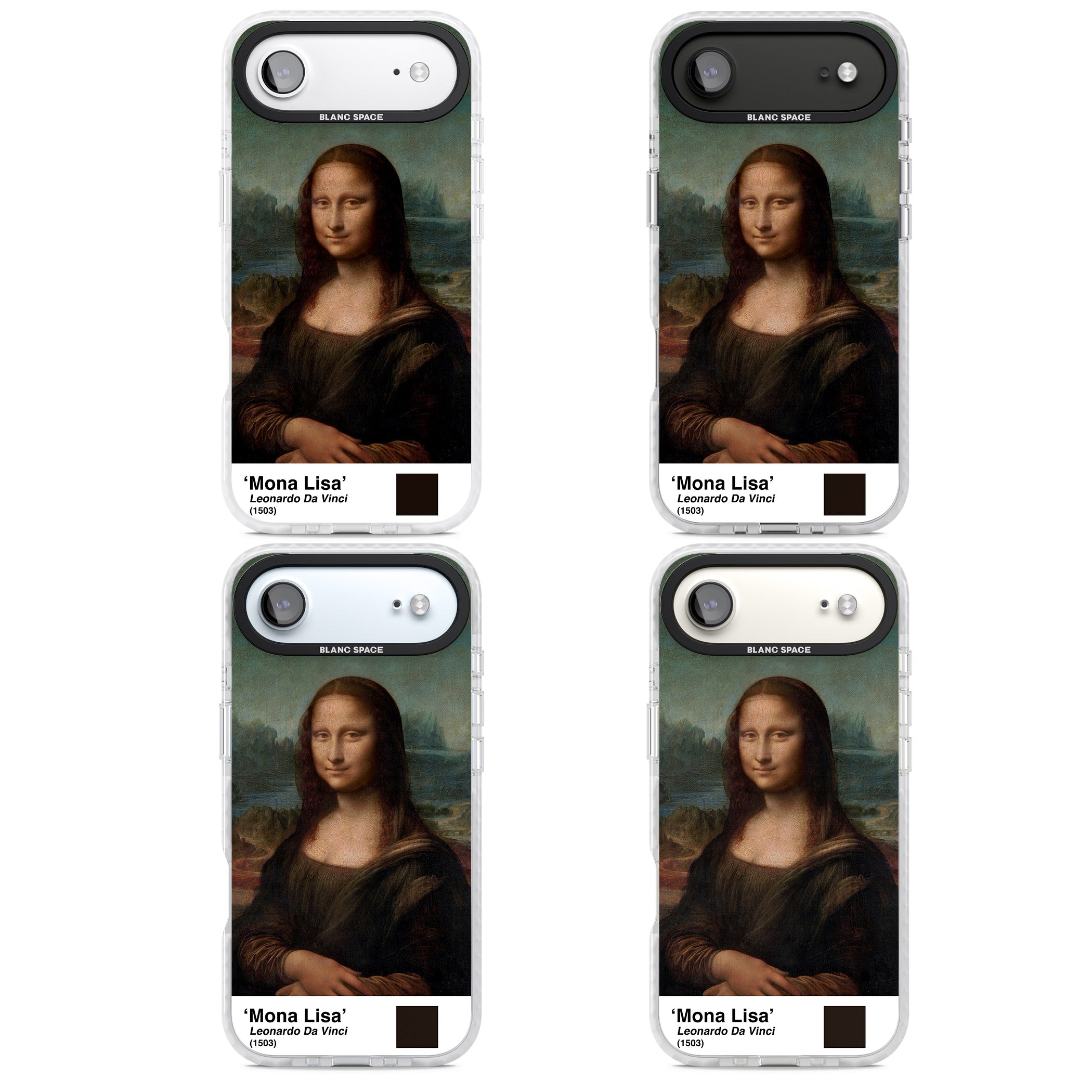 Mona Lisa iPhone 17 Air Impact Pro Clear Phone Case APT Impact Protection