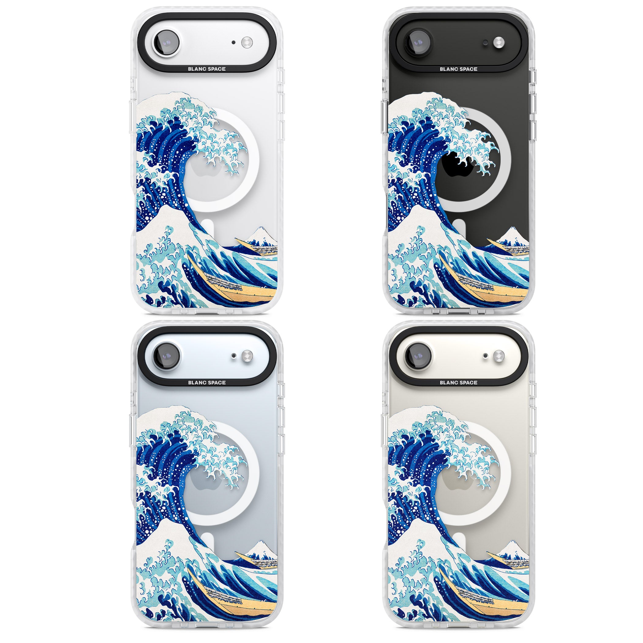 The Great Wave Of Kanagawa iPhone 17 Air Impact Pro Clear Phone Case APT Impact Protection