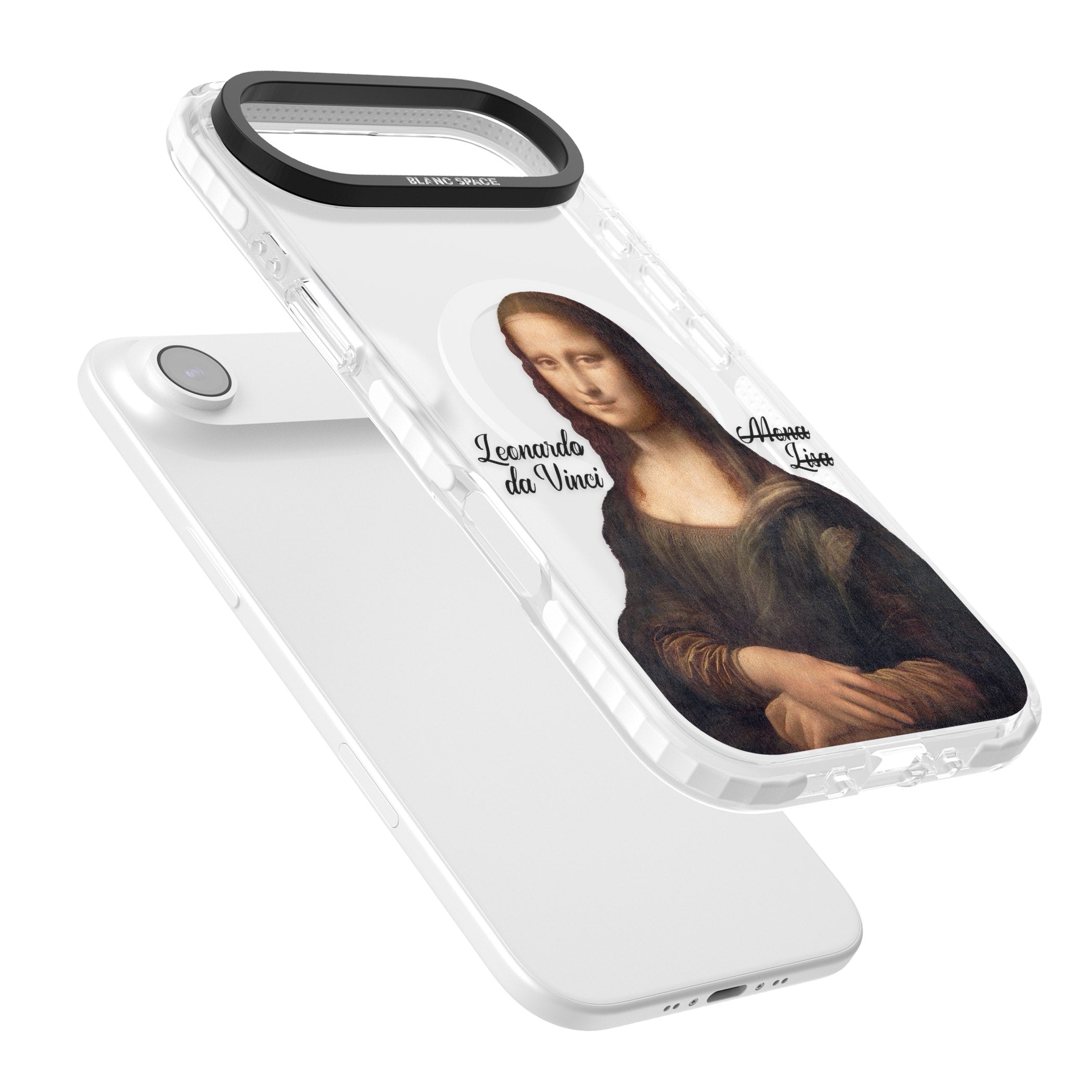 Mona Lisa Cutout iPhone 17 Air Impact Pro Clear Phone Case Colours