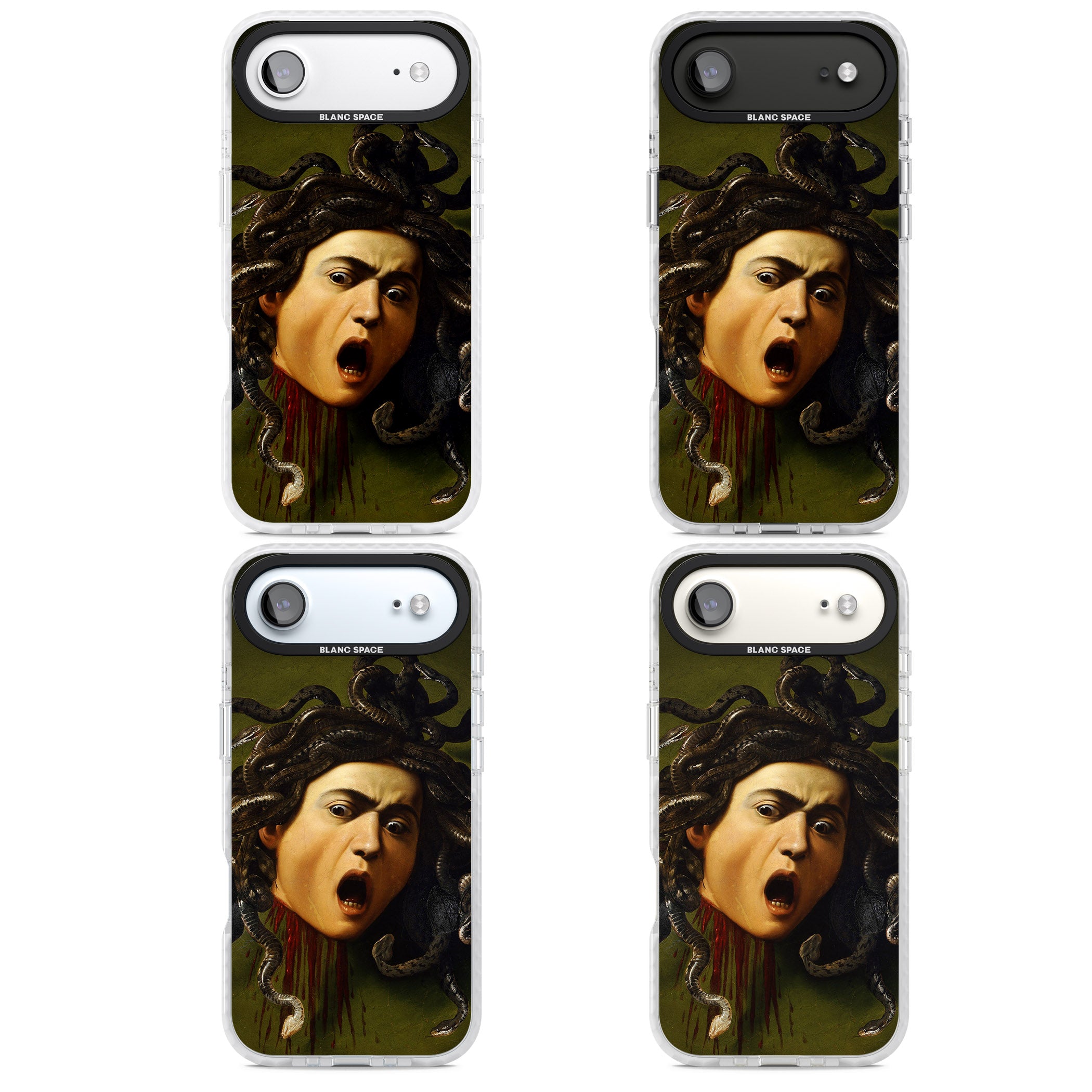 Head of Medusa iPhone 17 Air Impact Pro Clear Phone Case APT Impact Protection