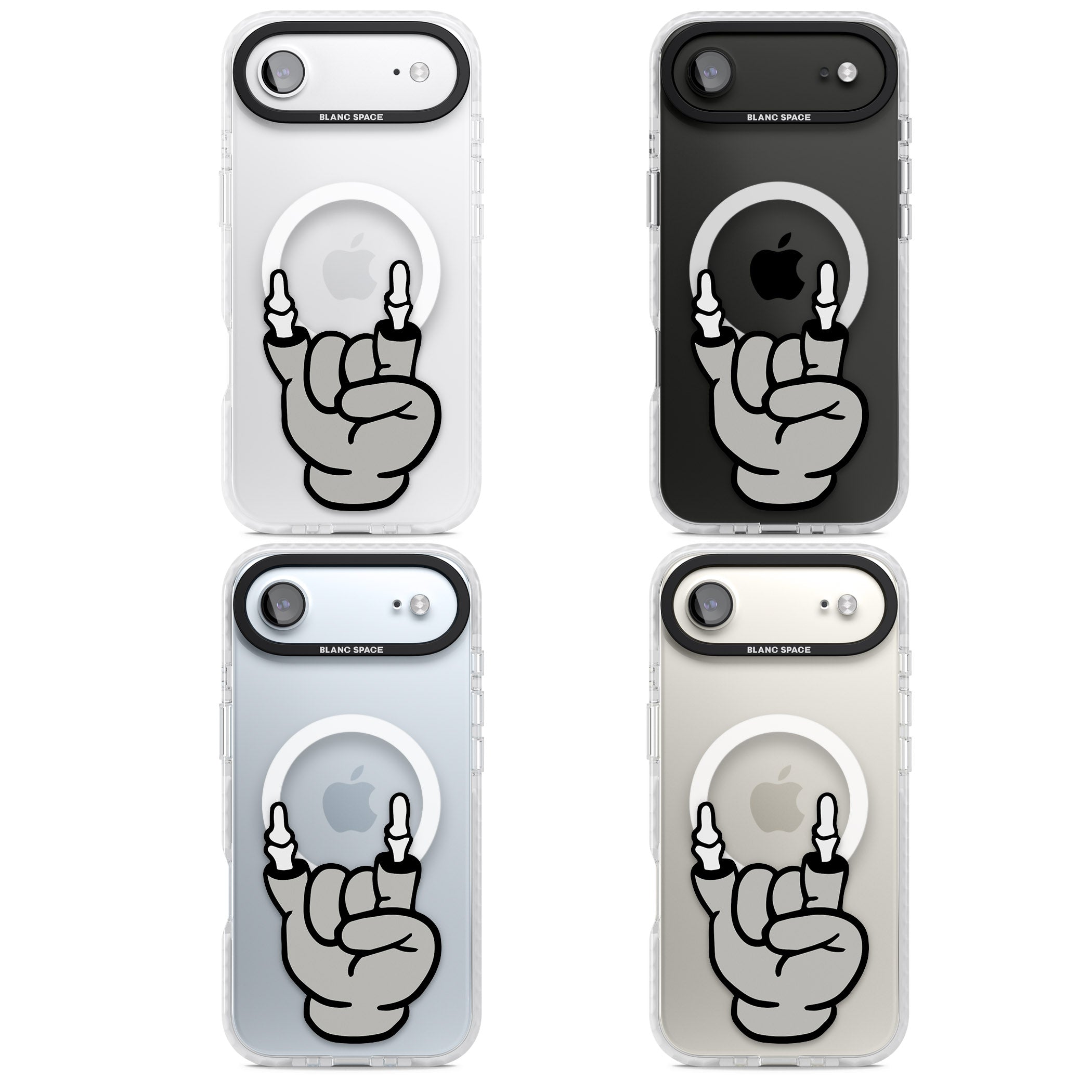 Rock 'Til You Drop iPhone 17 Air Impact Pro Clear Phone Case APT Impact Protection