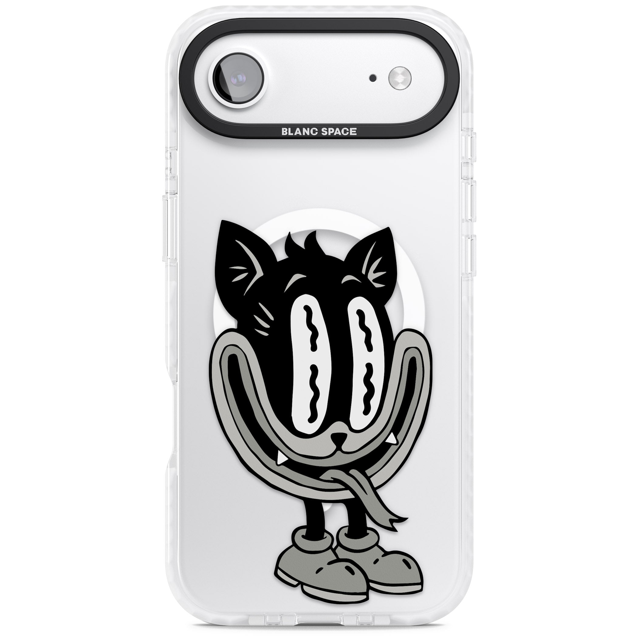 Faded Feline iPhone 17 Air Impact Pro Clear Phone Case
