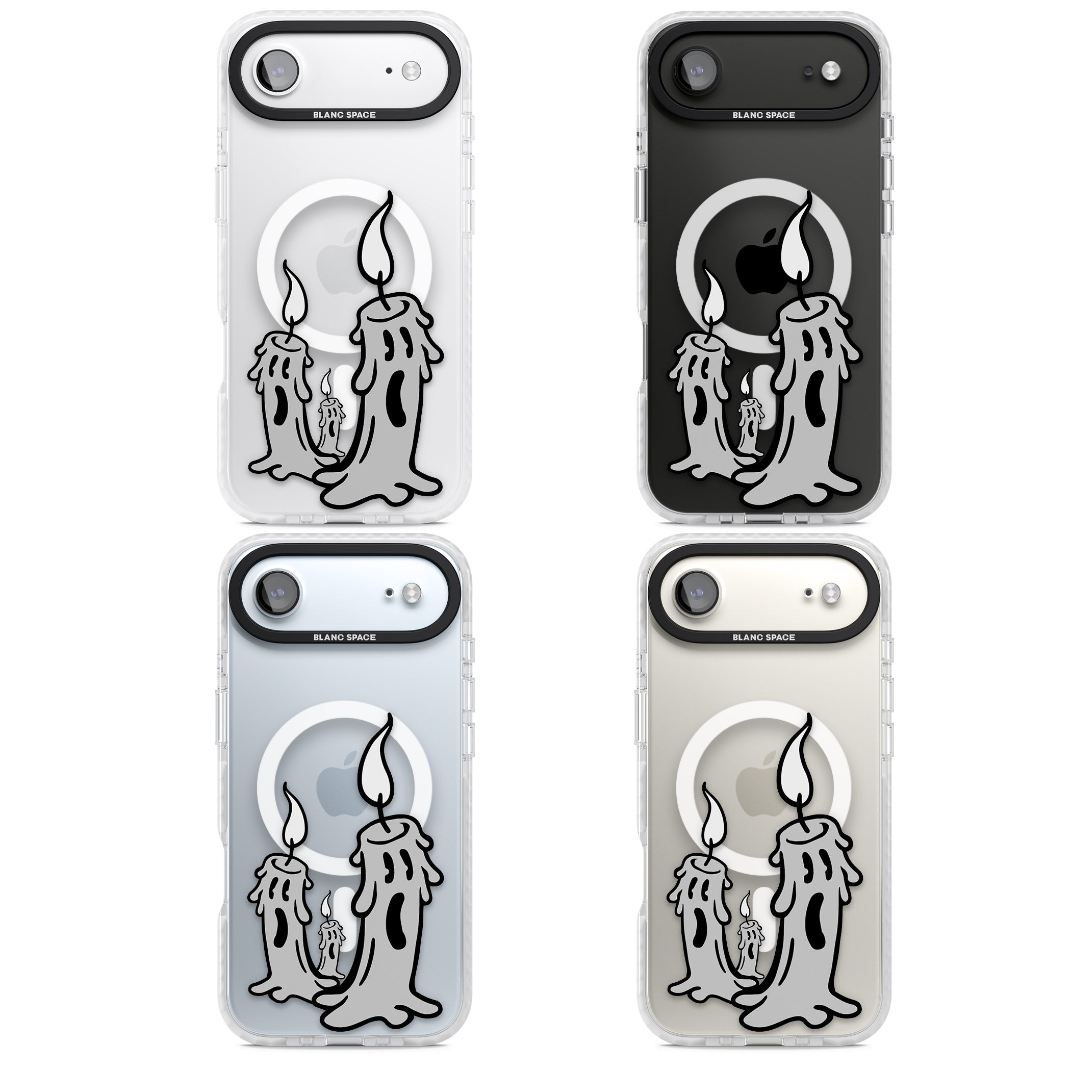 Candle Lit iPhone 17 Air Impact Pro Clear Phone Case APT Impact Protection