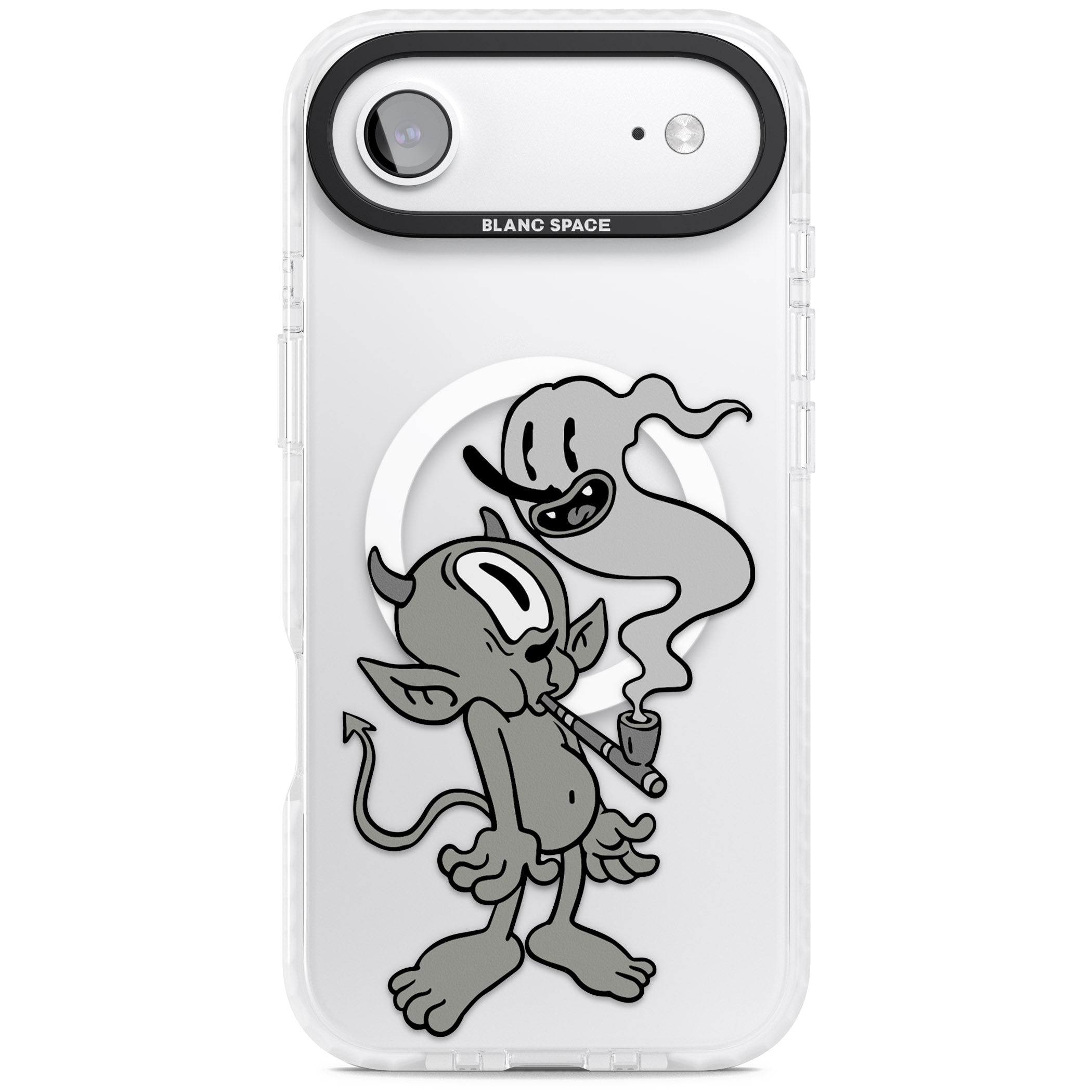 Pipe Goblin iPhone 17 Air Impact Pro Clear Phone Case