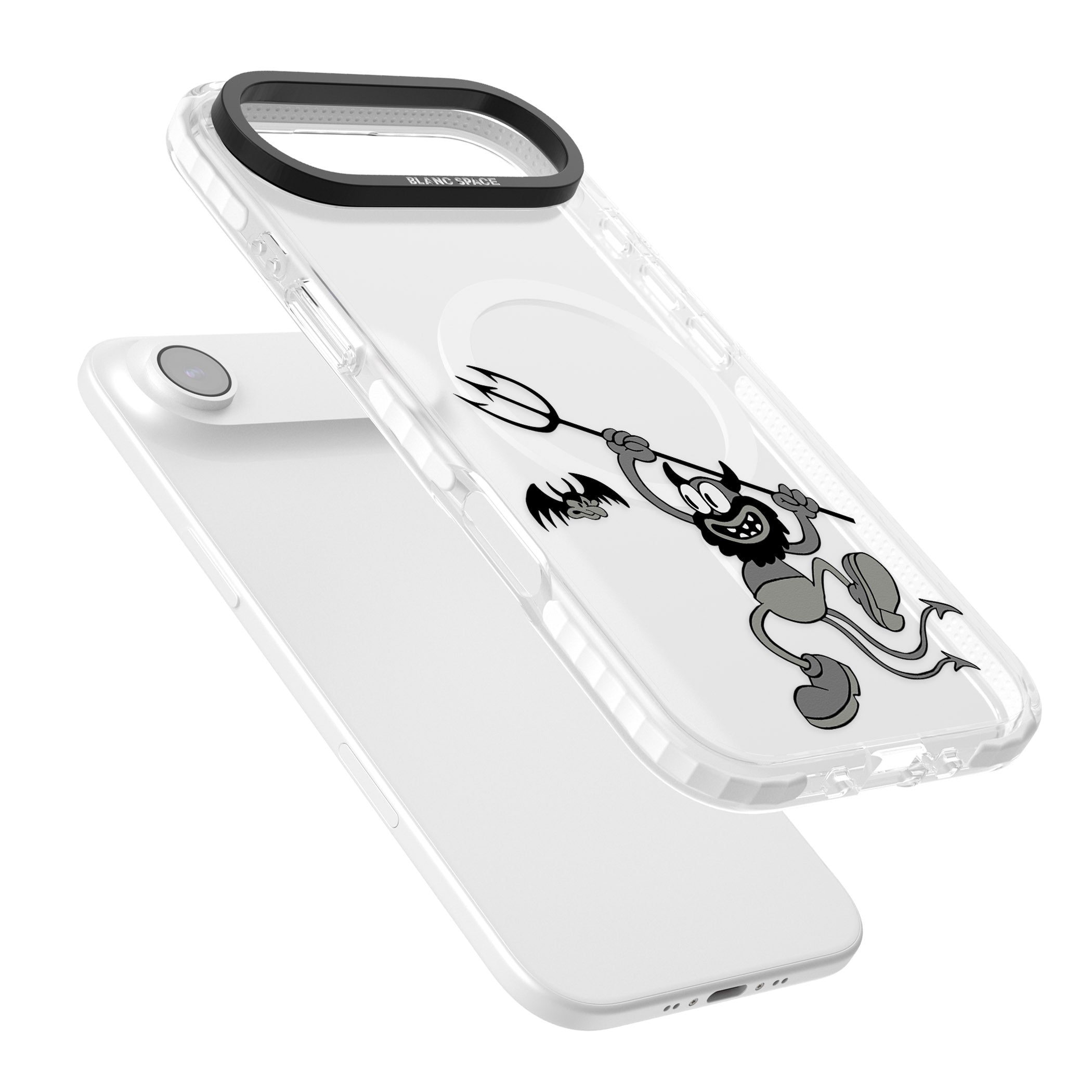 Dancing Devil iPhone 17 Air Impact Pro Clear Phone Case Colours