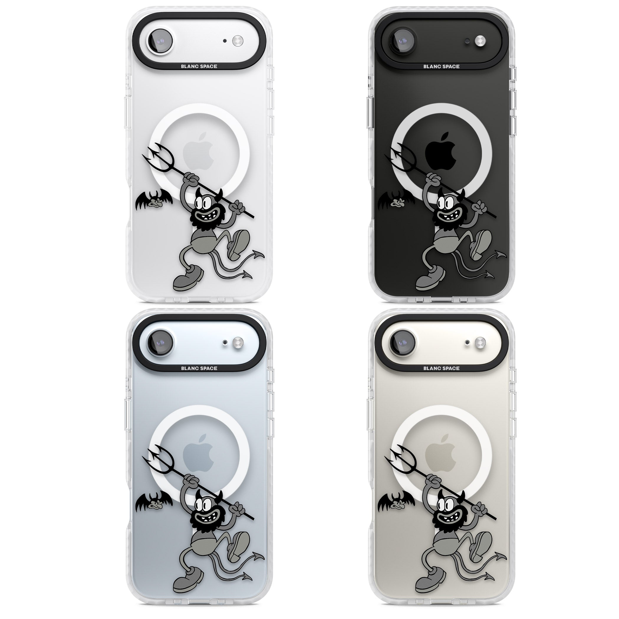 Dancing Devil iPhone 17 Air Impact Pro Clear Phone Case APT Impact Protection