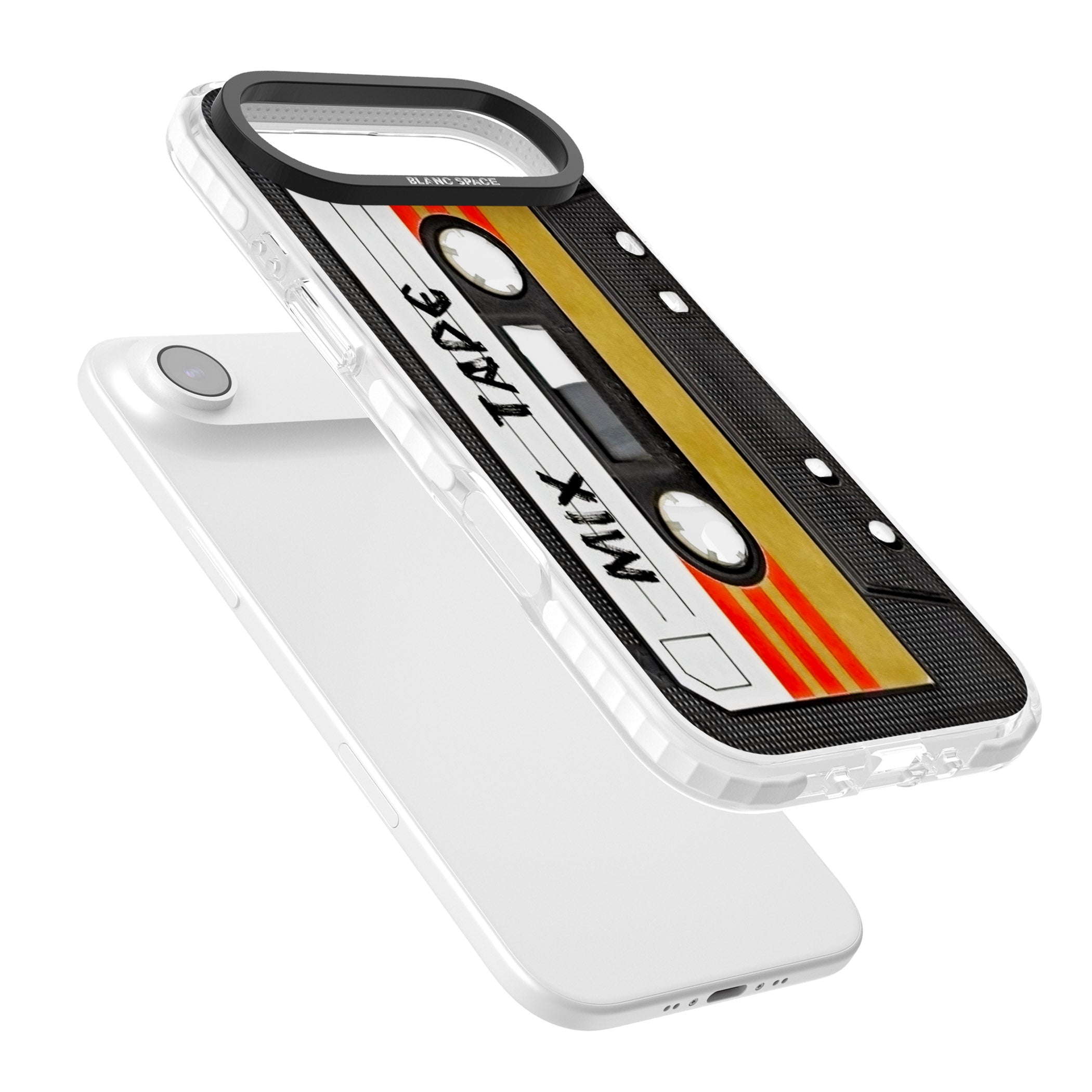 Retro Mix Tape iPhone 17 Air Impact Pro Clear Phone Case Colours
