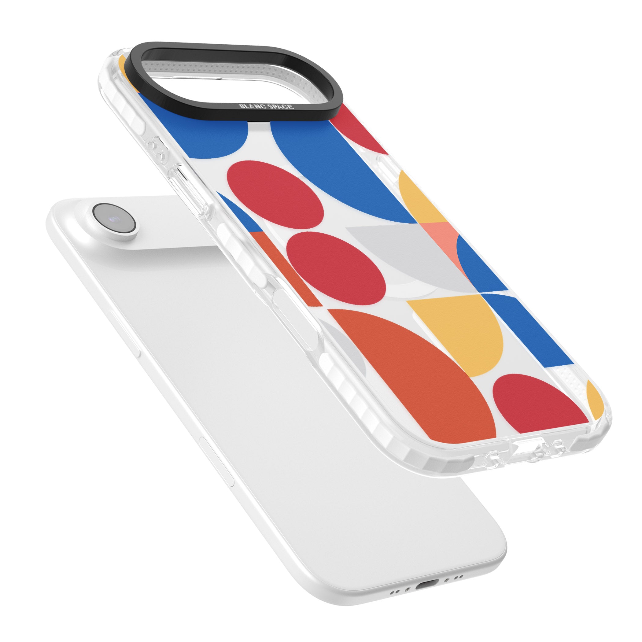 Abstract Colorful Geometric iPhone 17 Air Impact Pro Clear Phone Case Colours