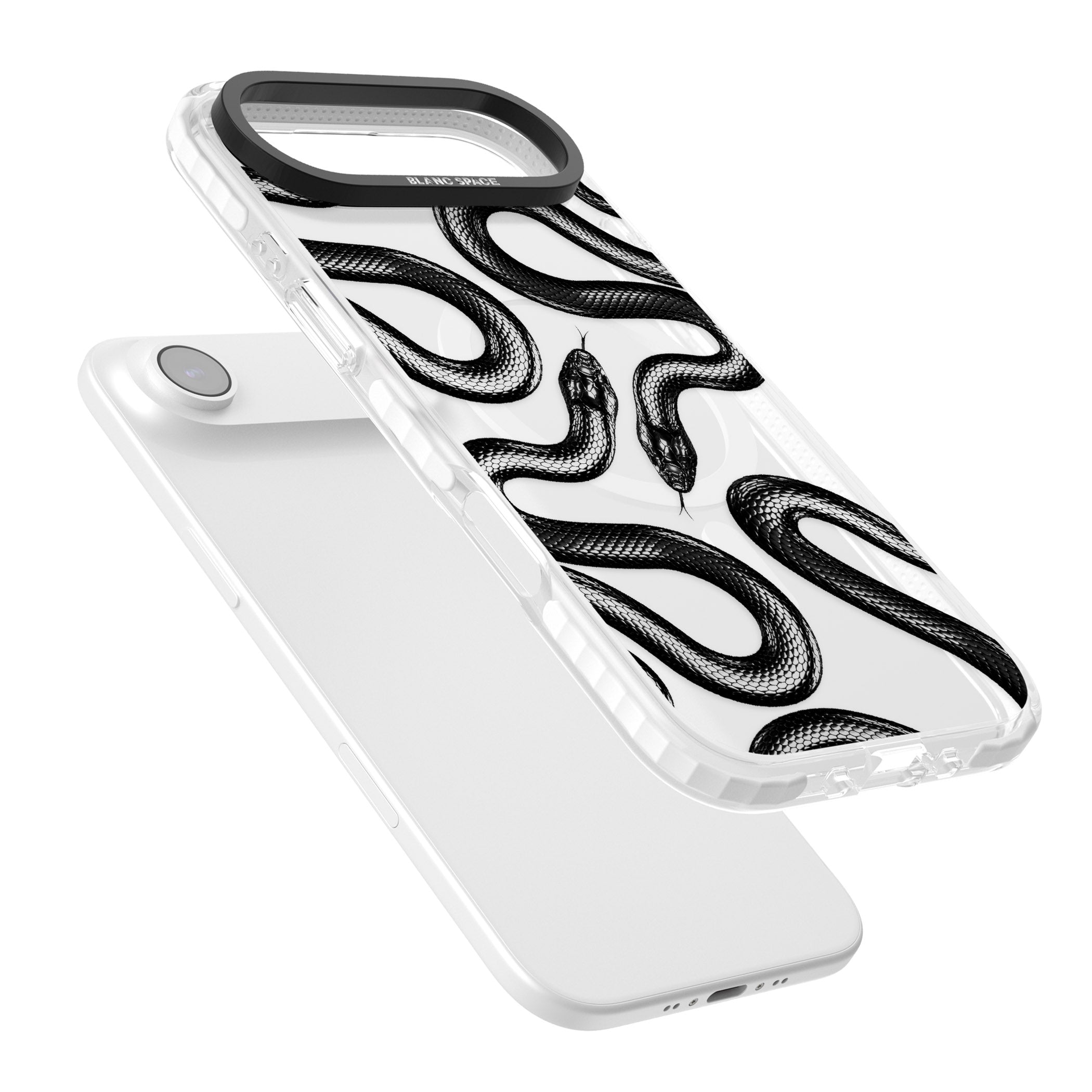 Black Kingsnake iPhone 17 Air Impact Pro Clear Phone Case Colours