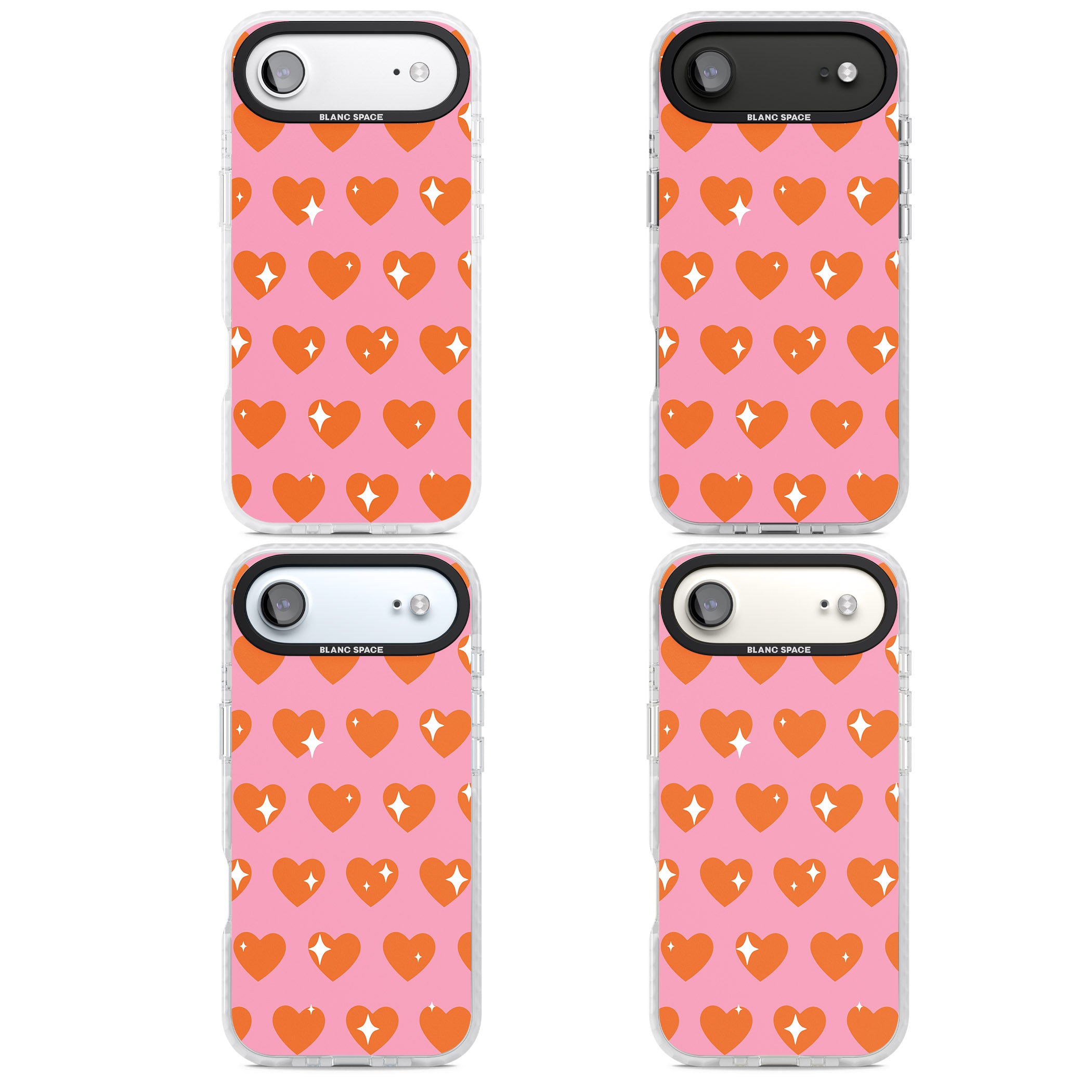 Sweet Hearts (Sunset) iPhone 17 Air Impact Pro Clear Phone Case APT Impact Protection