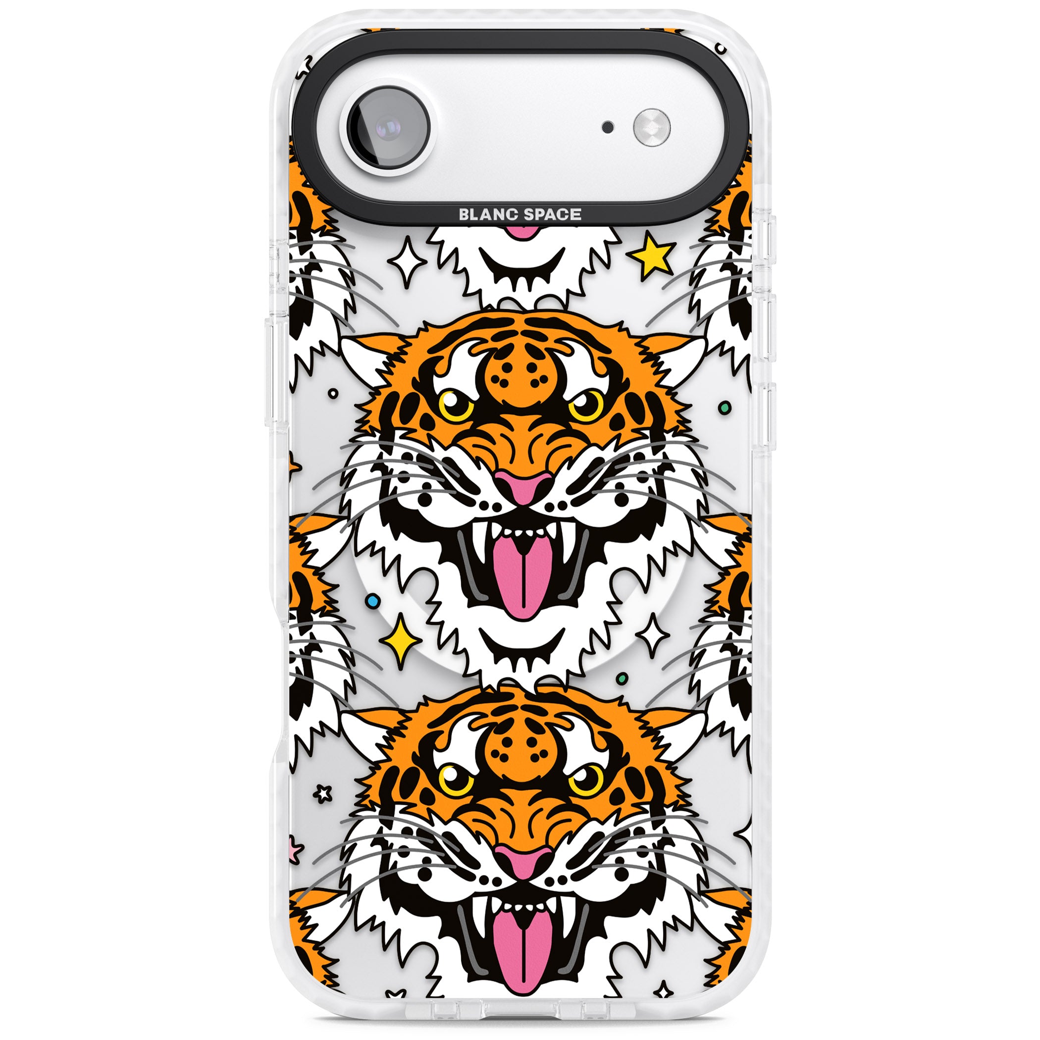 Fierce Jungle Tigers iPhone 17 Air Impact Pro Clear Phone Case