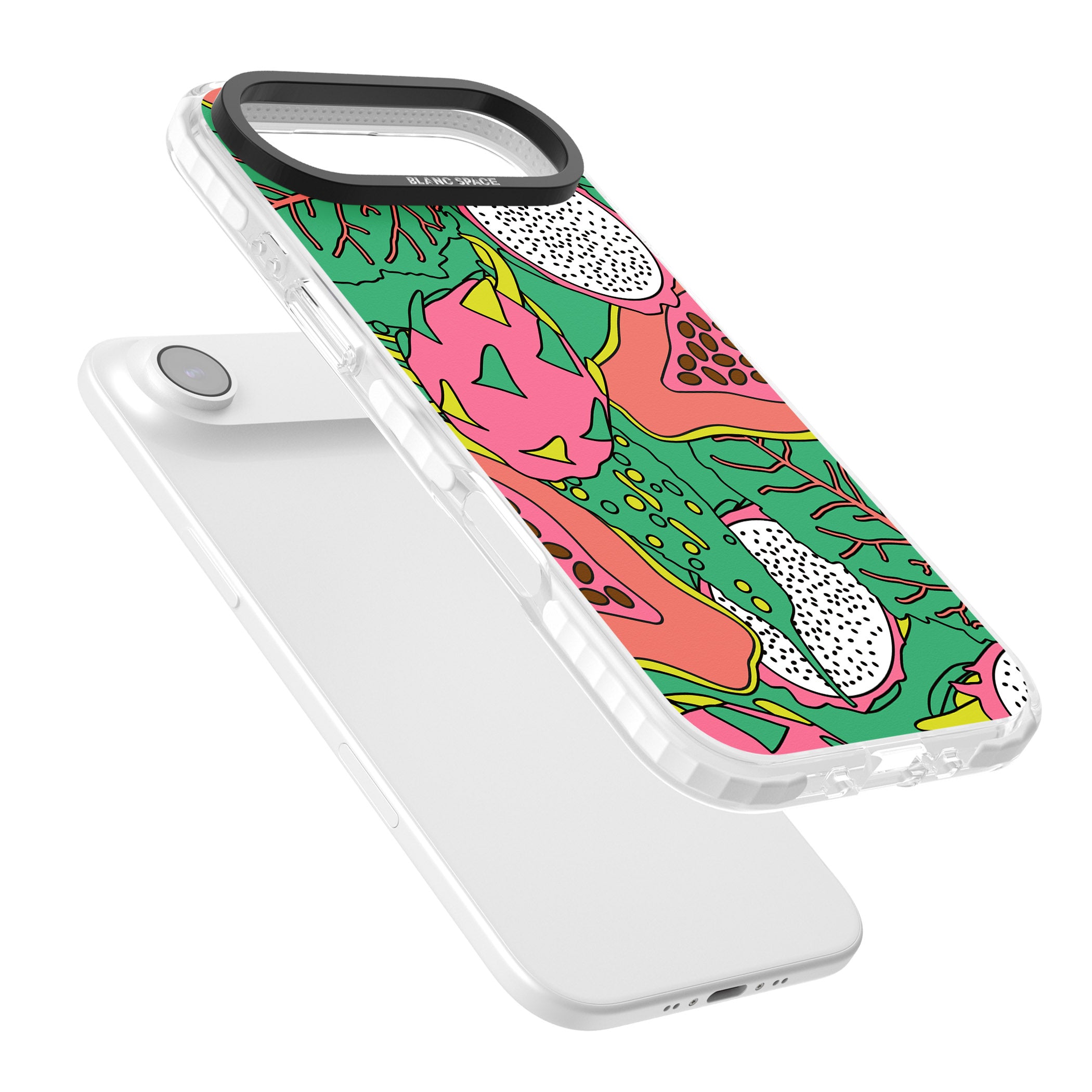 Psychedelic Salad iPhone 17 Air Impact Pro Clear Phone Case Colours