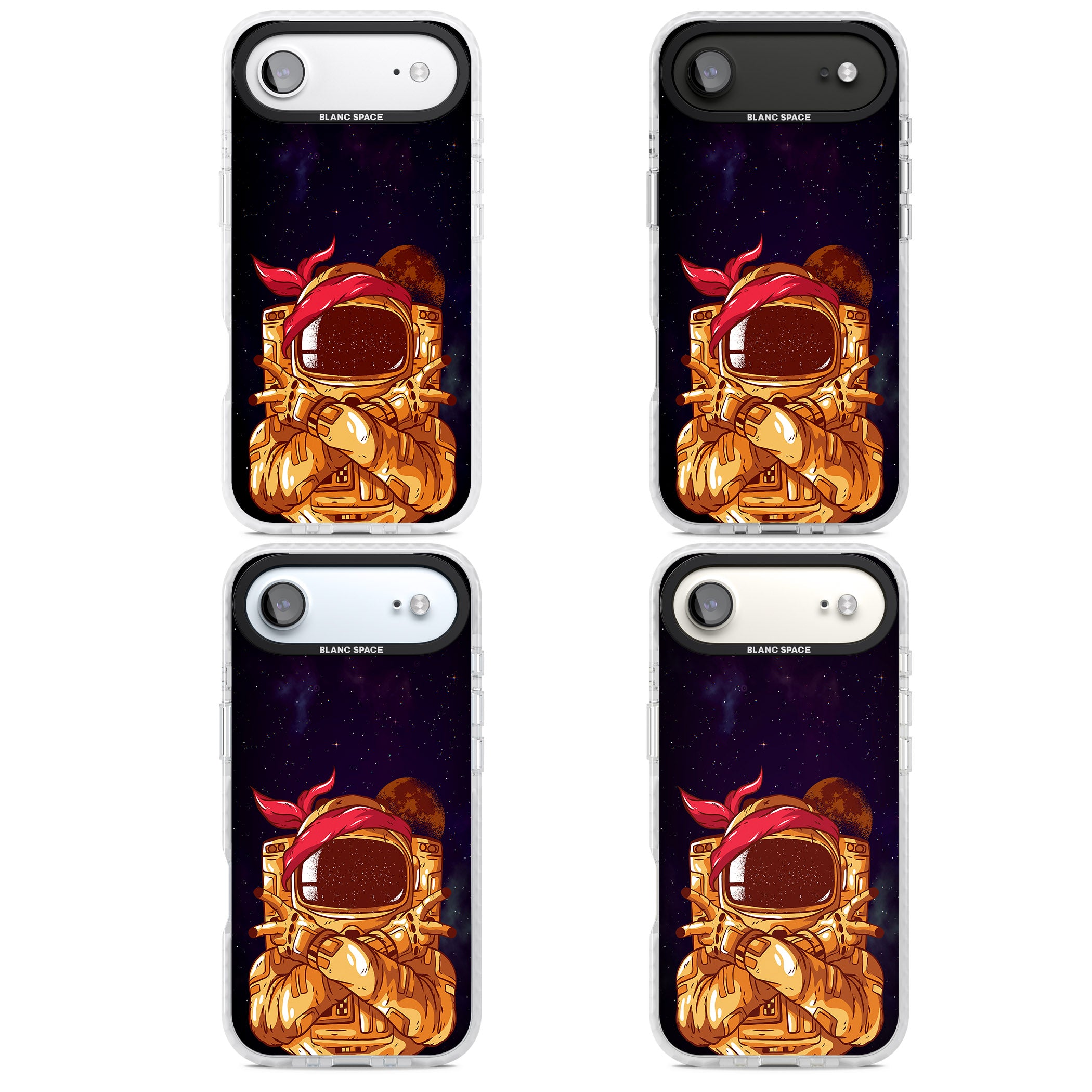 Space Gangster iPhone 17 Air Impact Pro Clear Phone Case APT Impact Protection