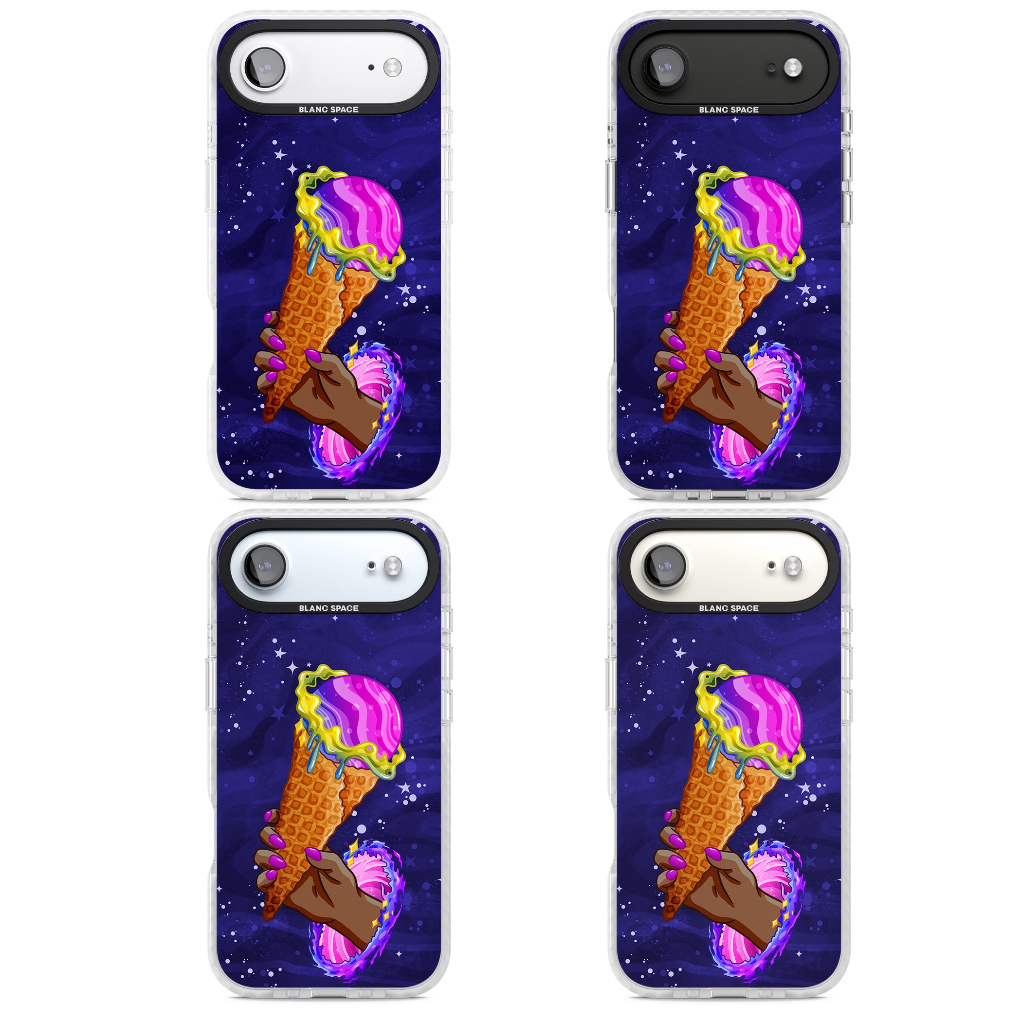 Interdimensional Ice Cream iPhone 17 Air Impact Pro Clear Phone Case APT Impact Protection
