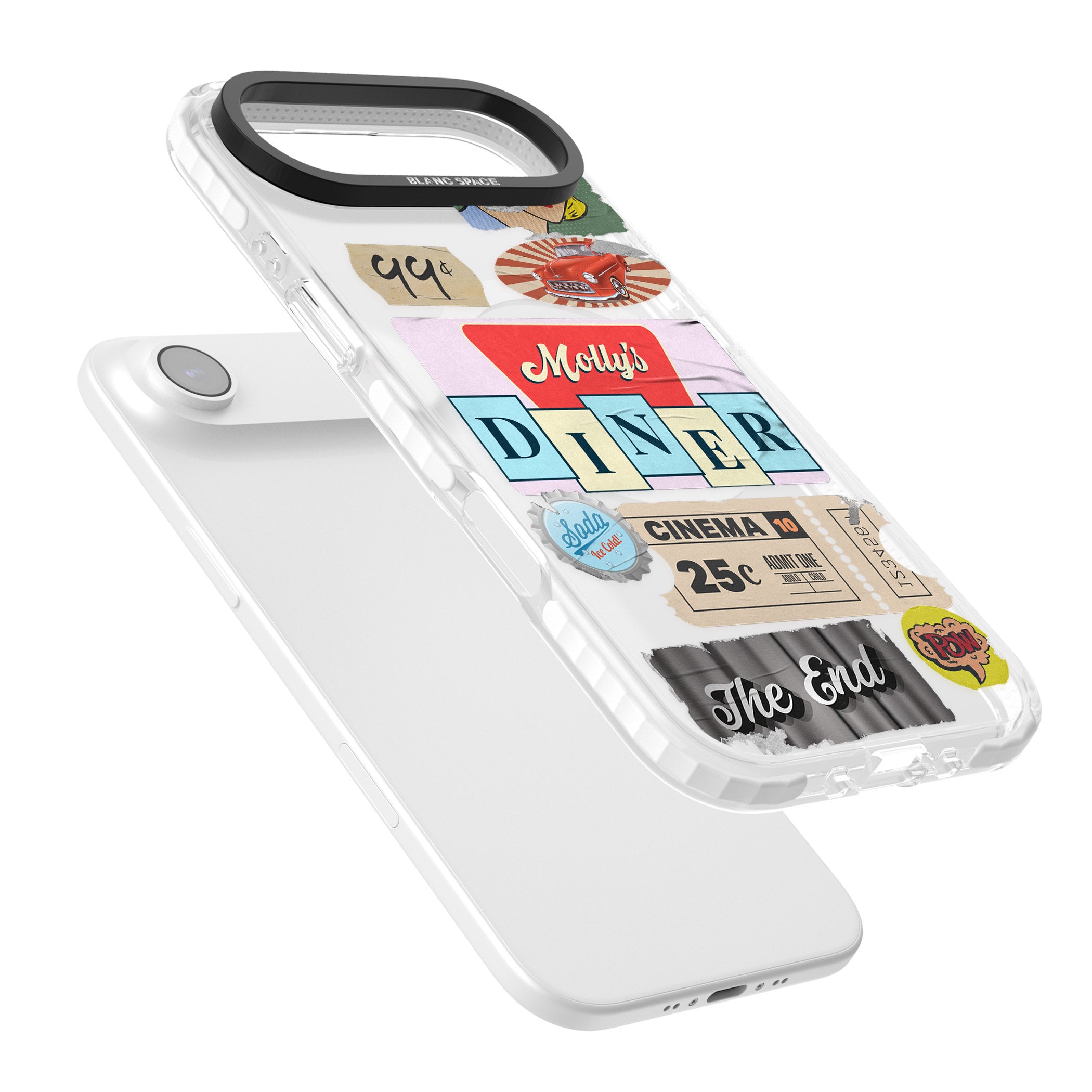 Nifty Fifties Swing iPhone 17 Air Impact Pro Clear Phone Case Colours