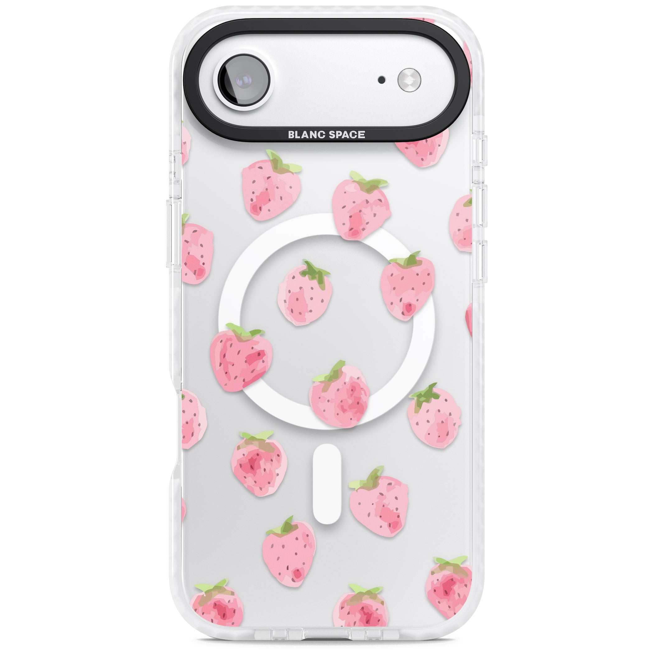 Classic Strawberry iPhone 17 Air Impact Pro Clear Phone Case