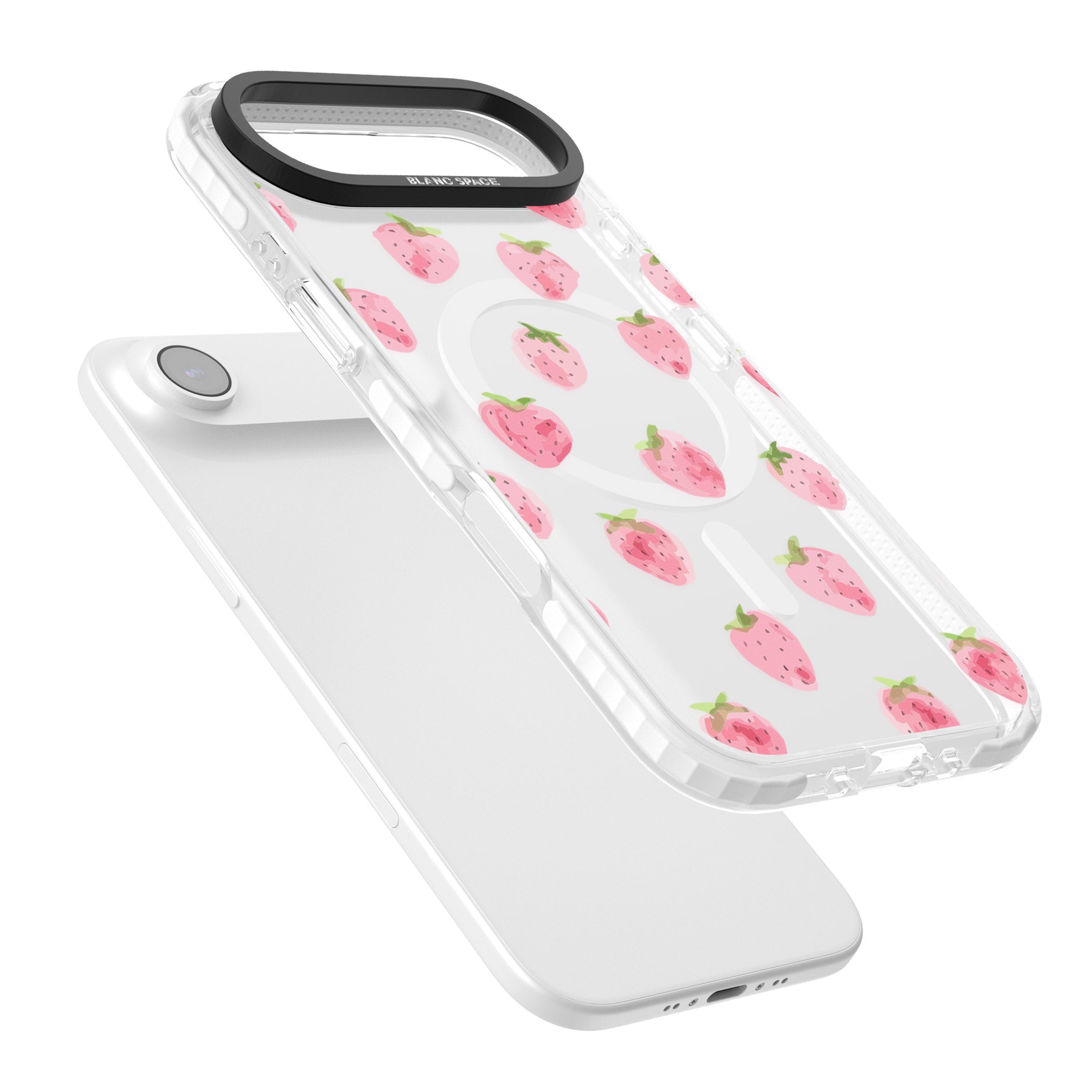 Classic Strawberry iPhone 17 Air Impact Pro Clear Phone Case Colours