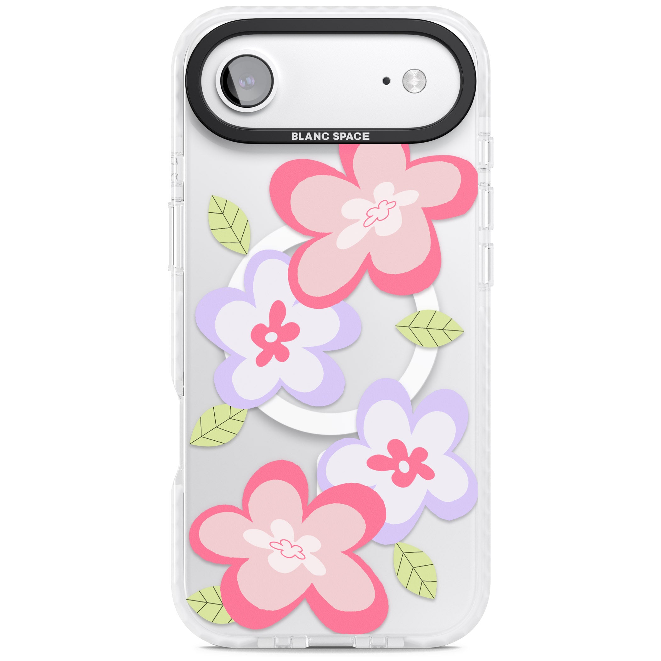 Funky Flowers iPhone 17 Air Impact Pro Clear Phone Case