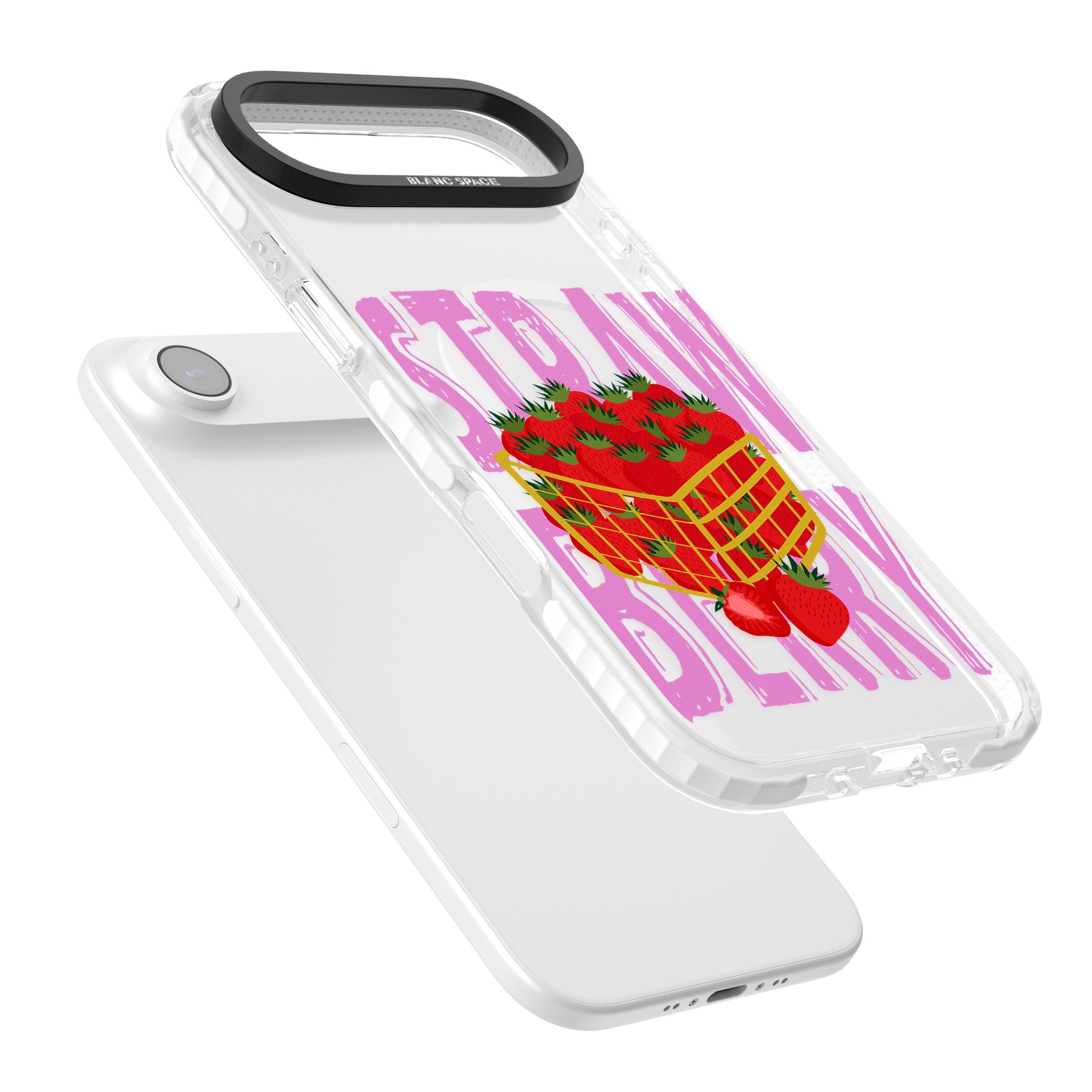 Strawberry Basket iPhone 17 Air Impact Pro Clear Phone Case Colours