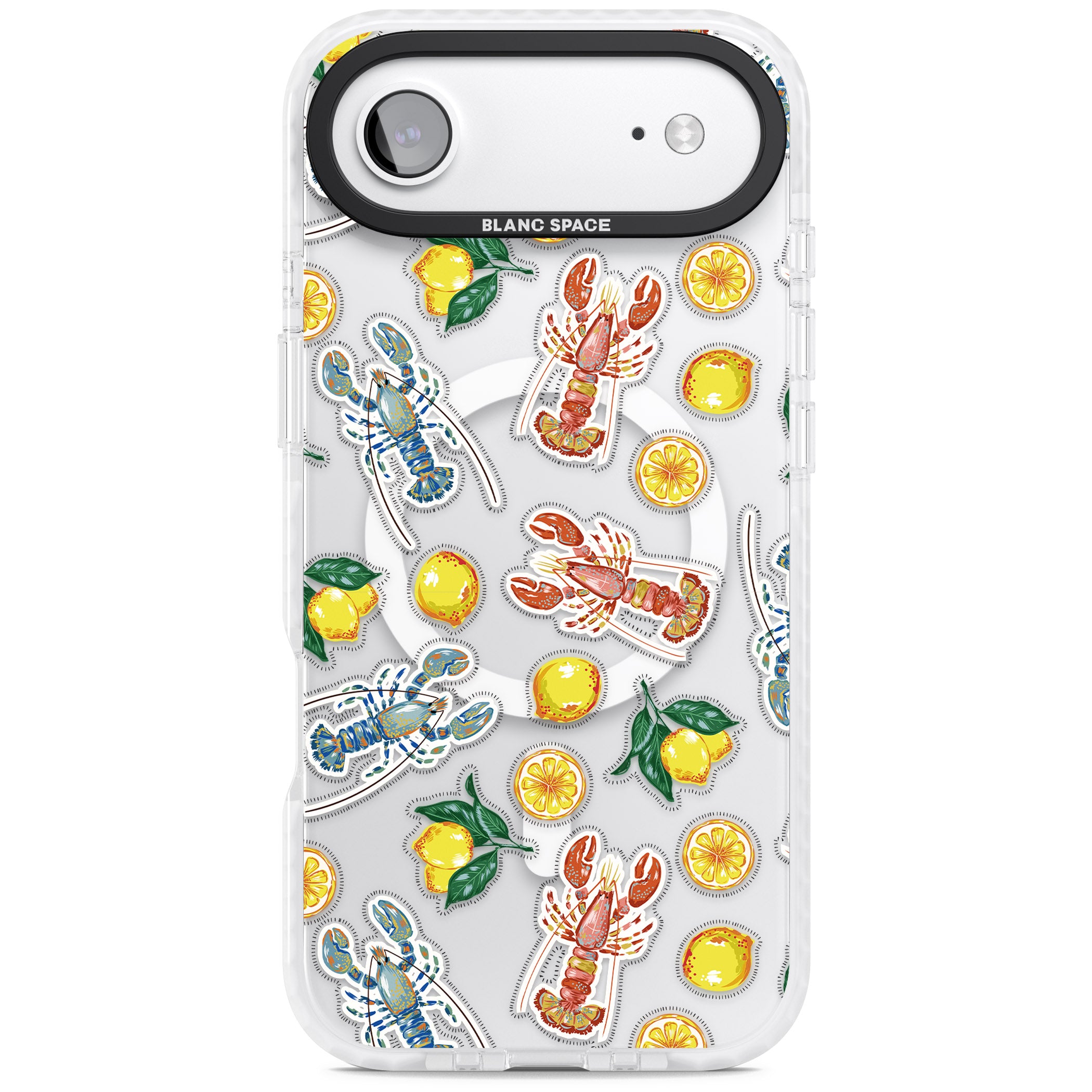Lemons & Lobsters iPhone 17 Air Impact Pro Clear Phone Case