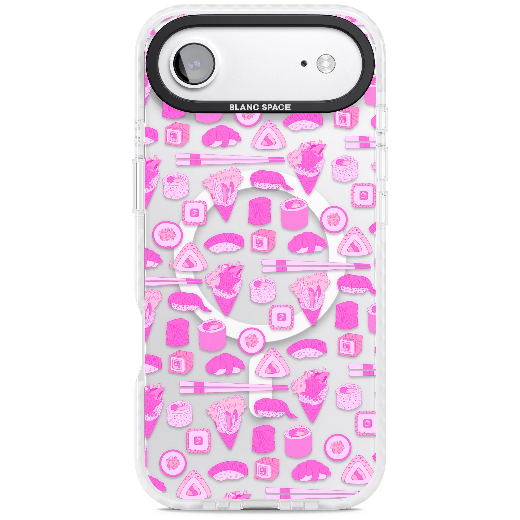 Pink Sushi Pop iPhone 17 Air Impact Pro Clear Phone Case