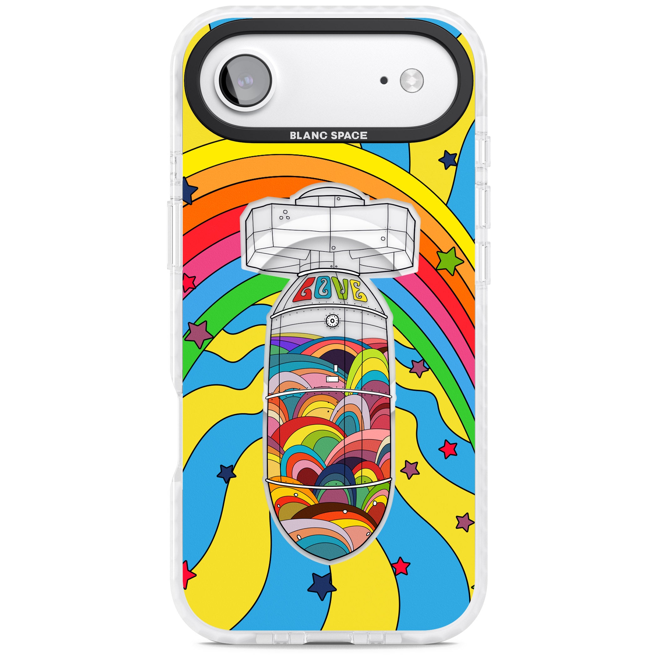 Love Bomb iPhone 17 Air Impact Pro Clear Phone Case