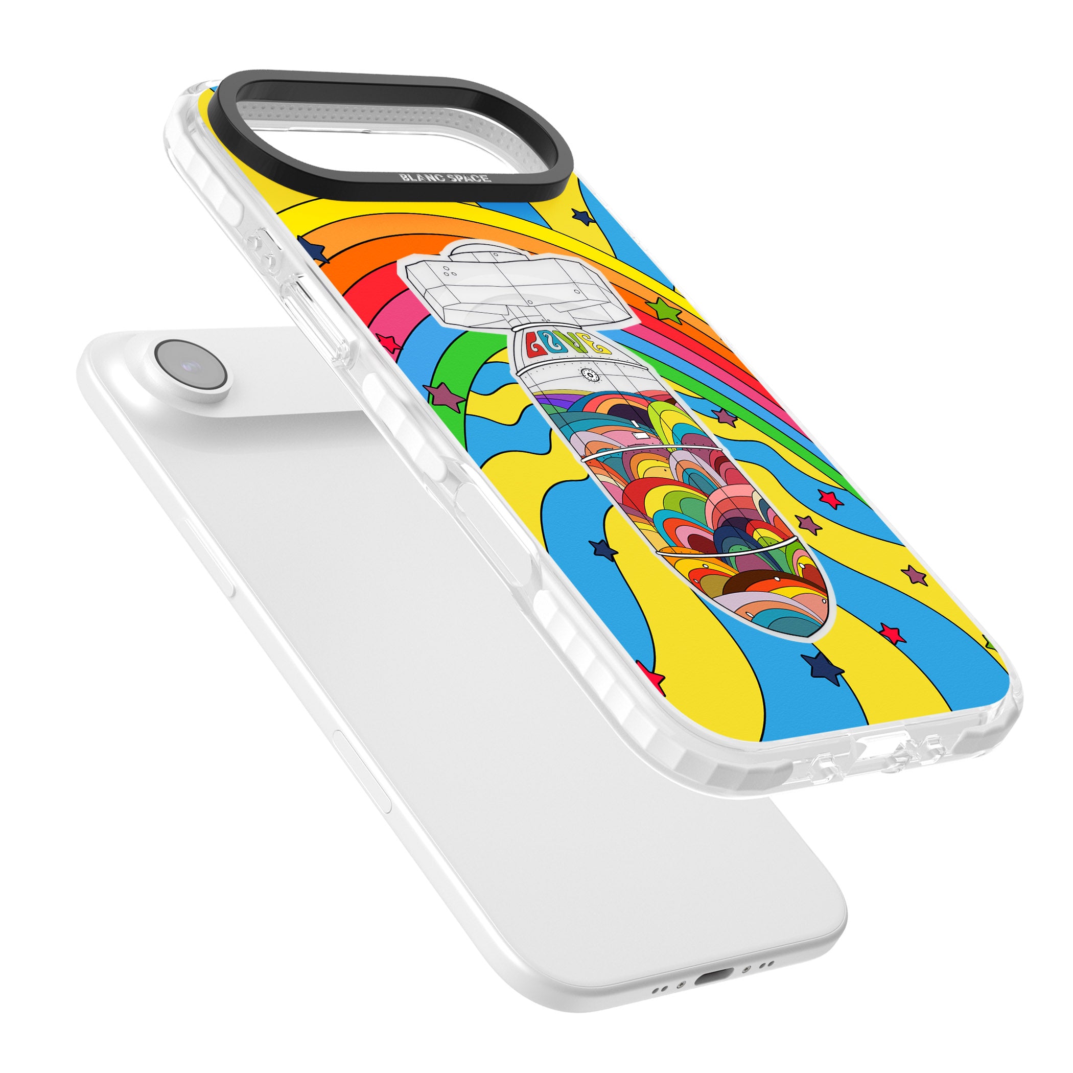 Love Bomb iPhone 17 Air Impact Pro Clear Phone Case Colours