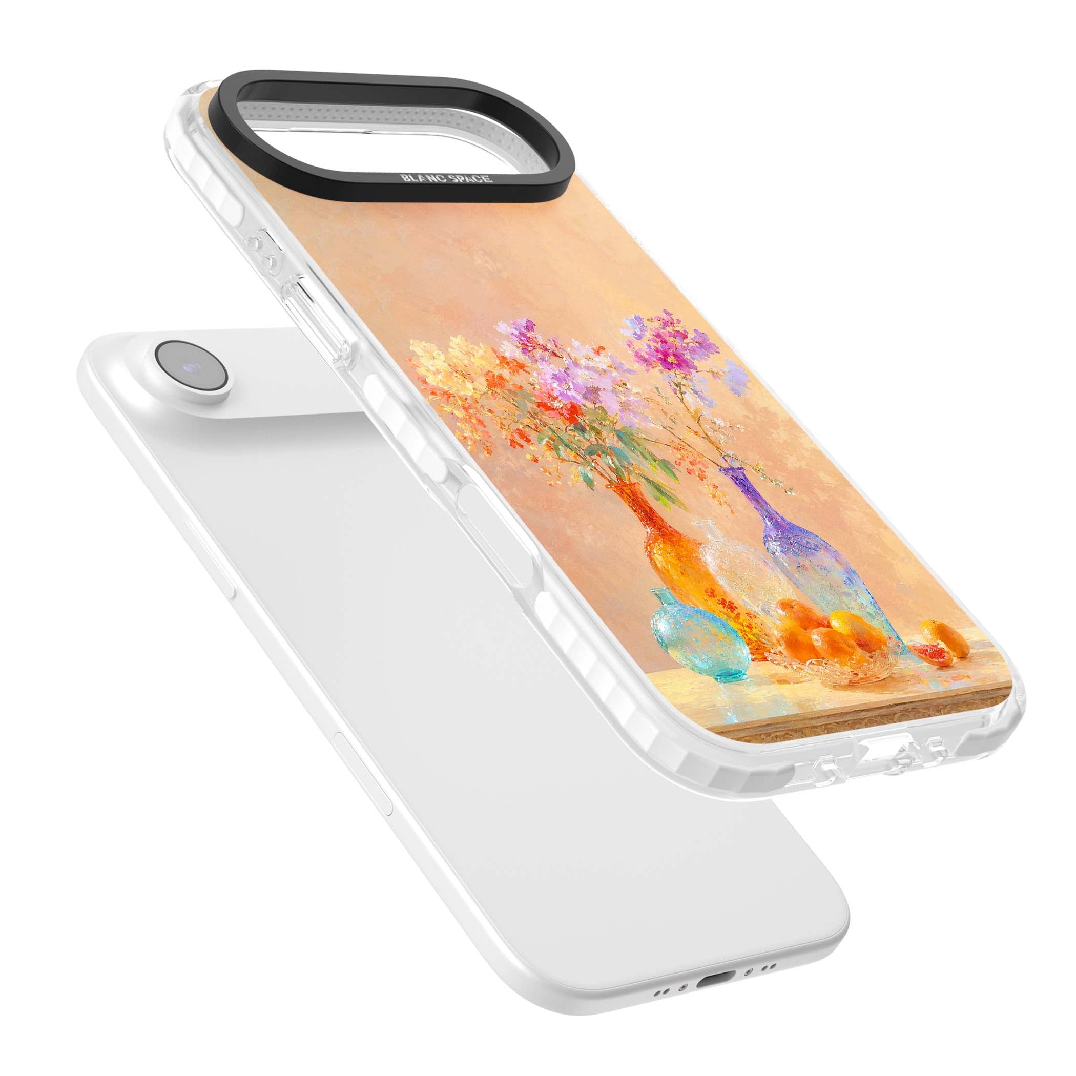 Peach Glass art iPhone case | Impact Magsafe case for iPhone Air