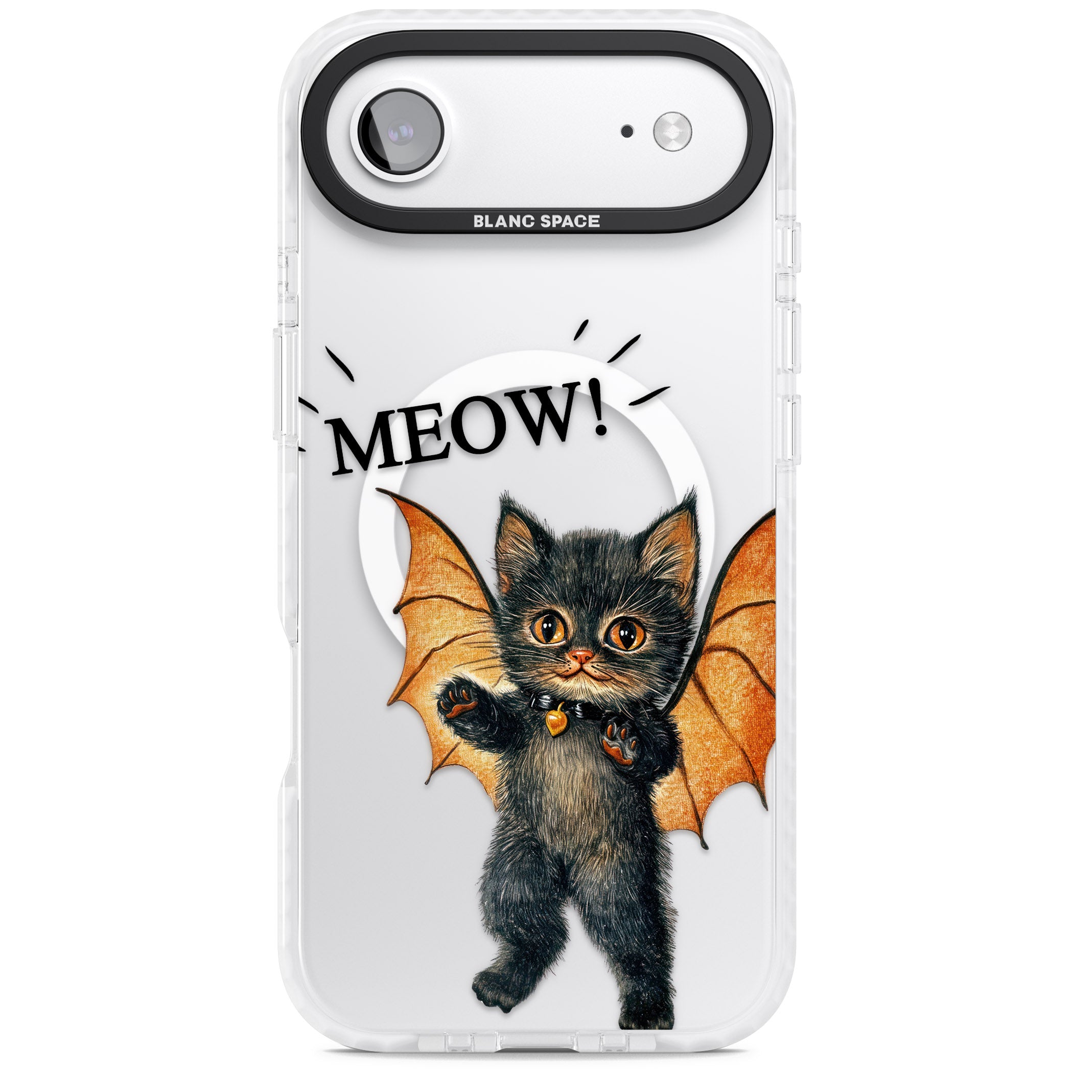 Meow iPhone 17 Air Impact Pro Clear Phone Case