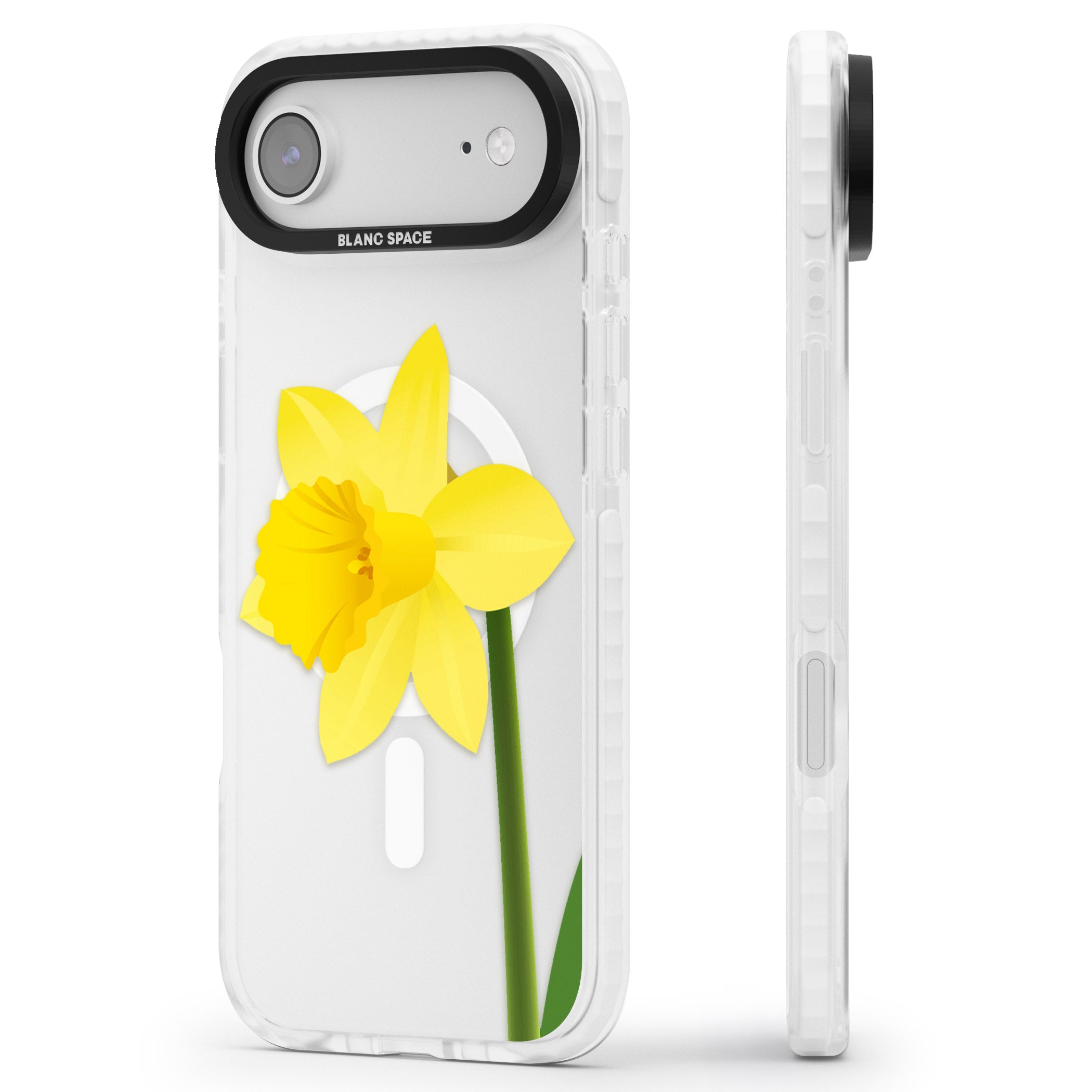 Daffodil iPhone 17 Air Impact Pro Clear Phone Case Side Profile