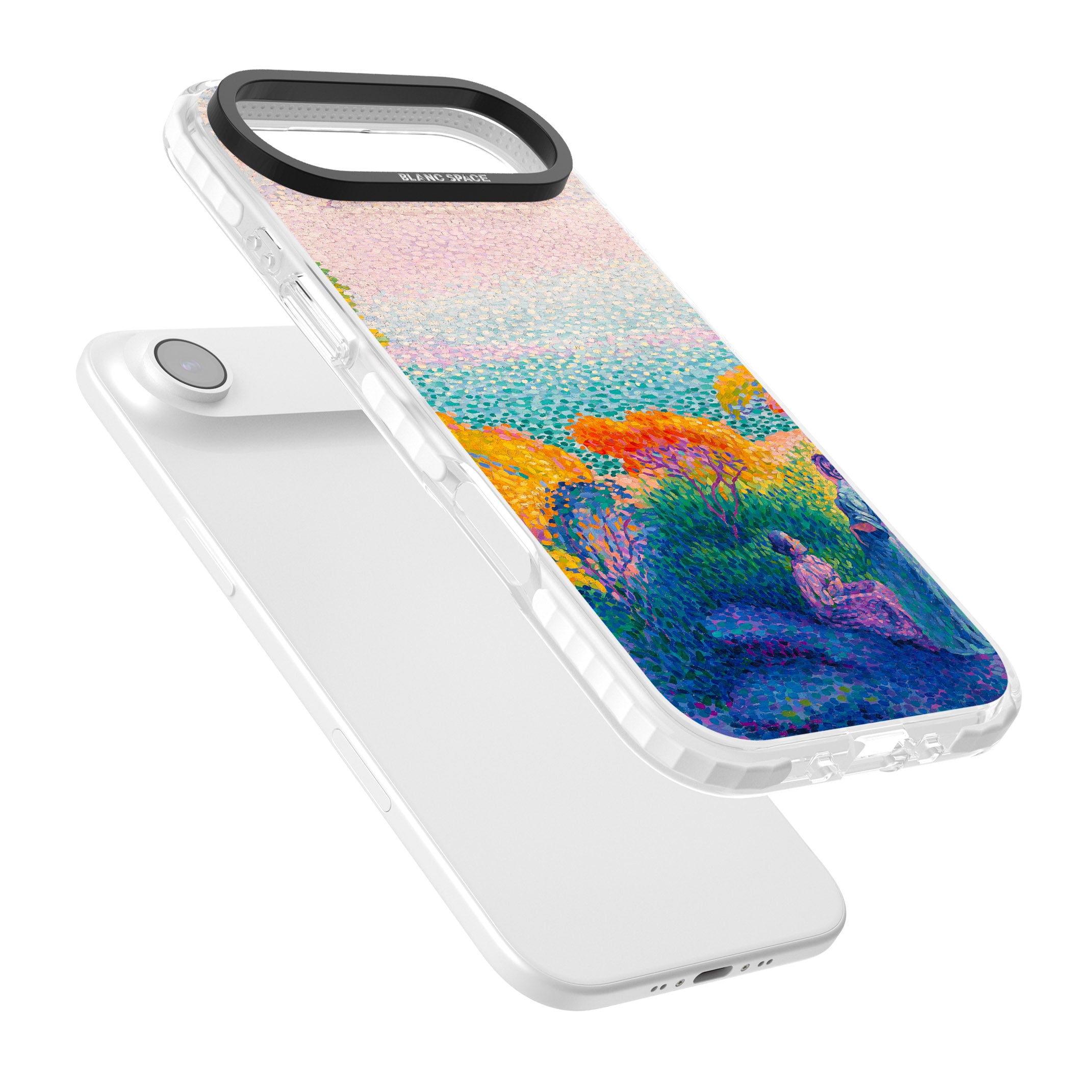 Two Women by the Shore iPhone 17 Air Impact Pro Clear Phone Case Colours