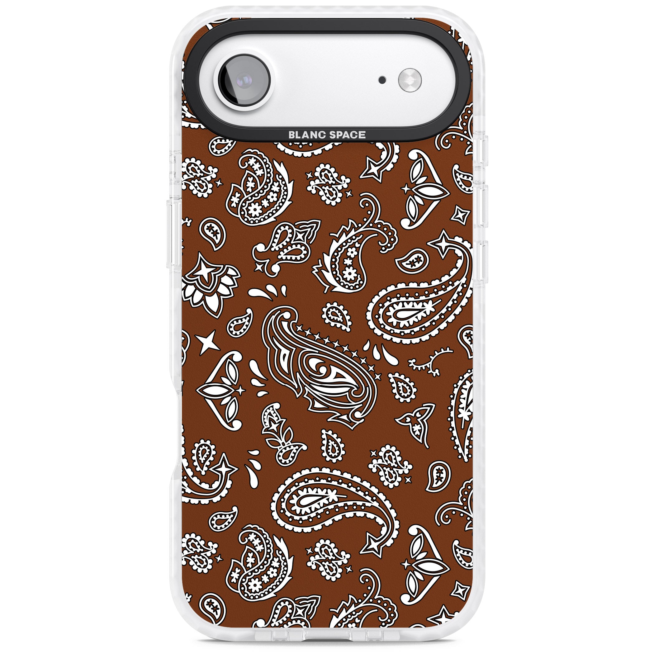 Brown Bandana iPhone 17 Air Impact Pro Clear Phone Case