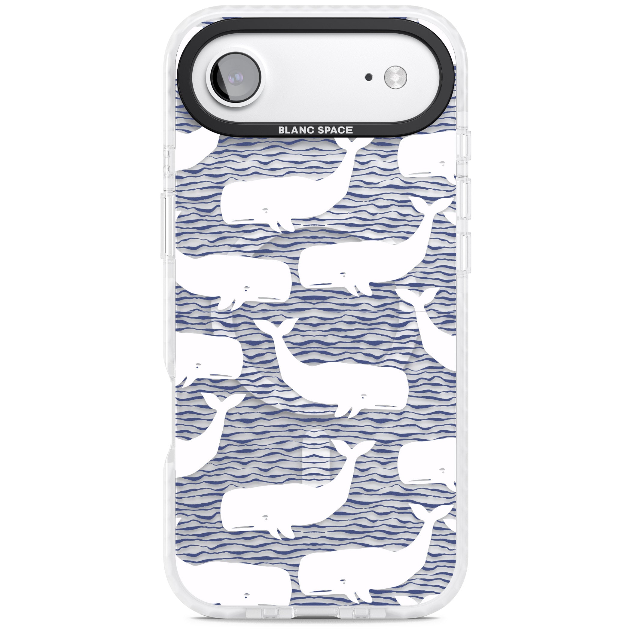 Whale Wave iPhone 17 Air Impact Pro Clear Phone Case