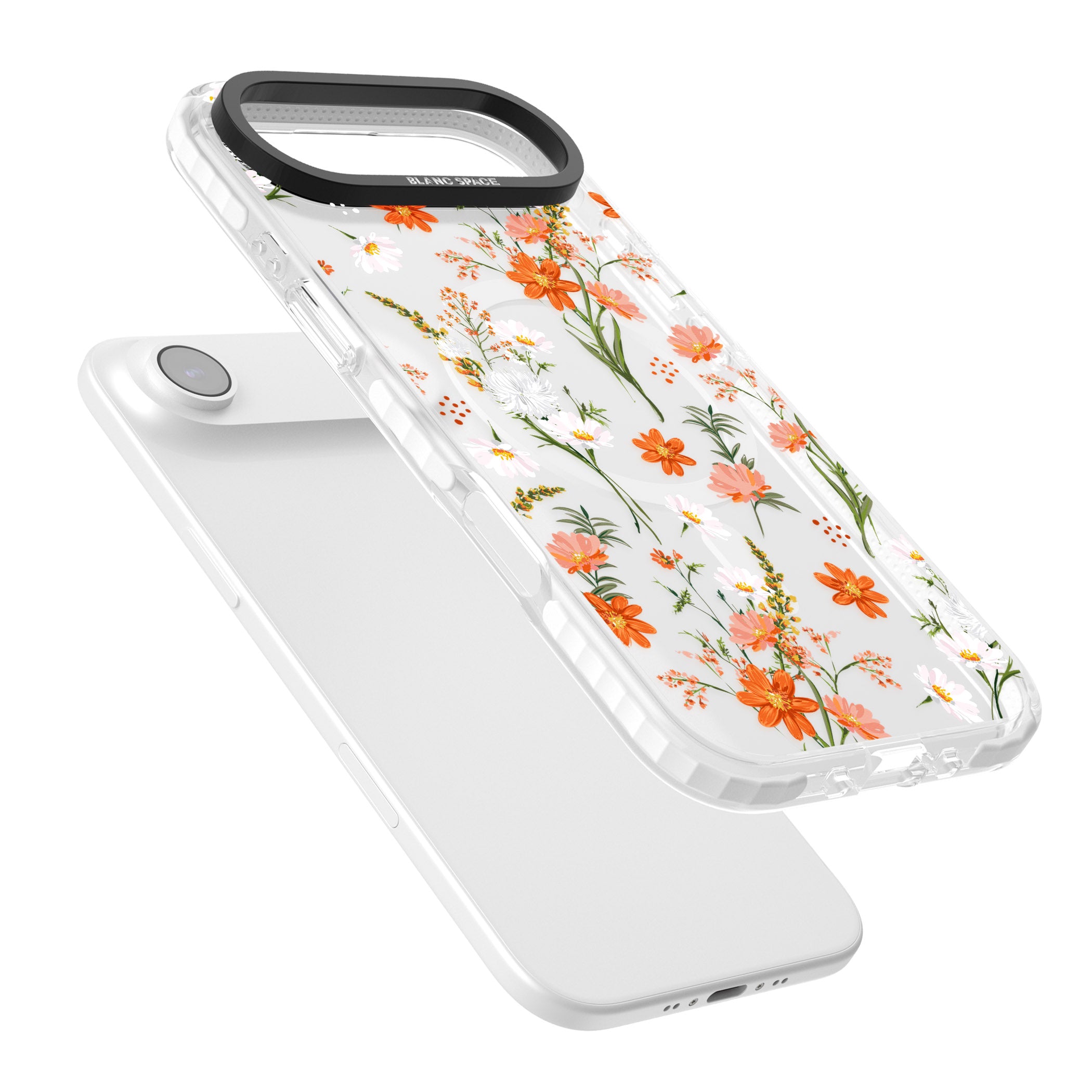 Sunset Wildflowers iPhone 17 Air Impact Pro Clear Phone Case Colours