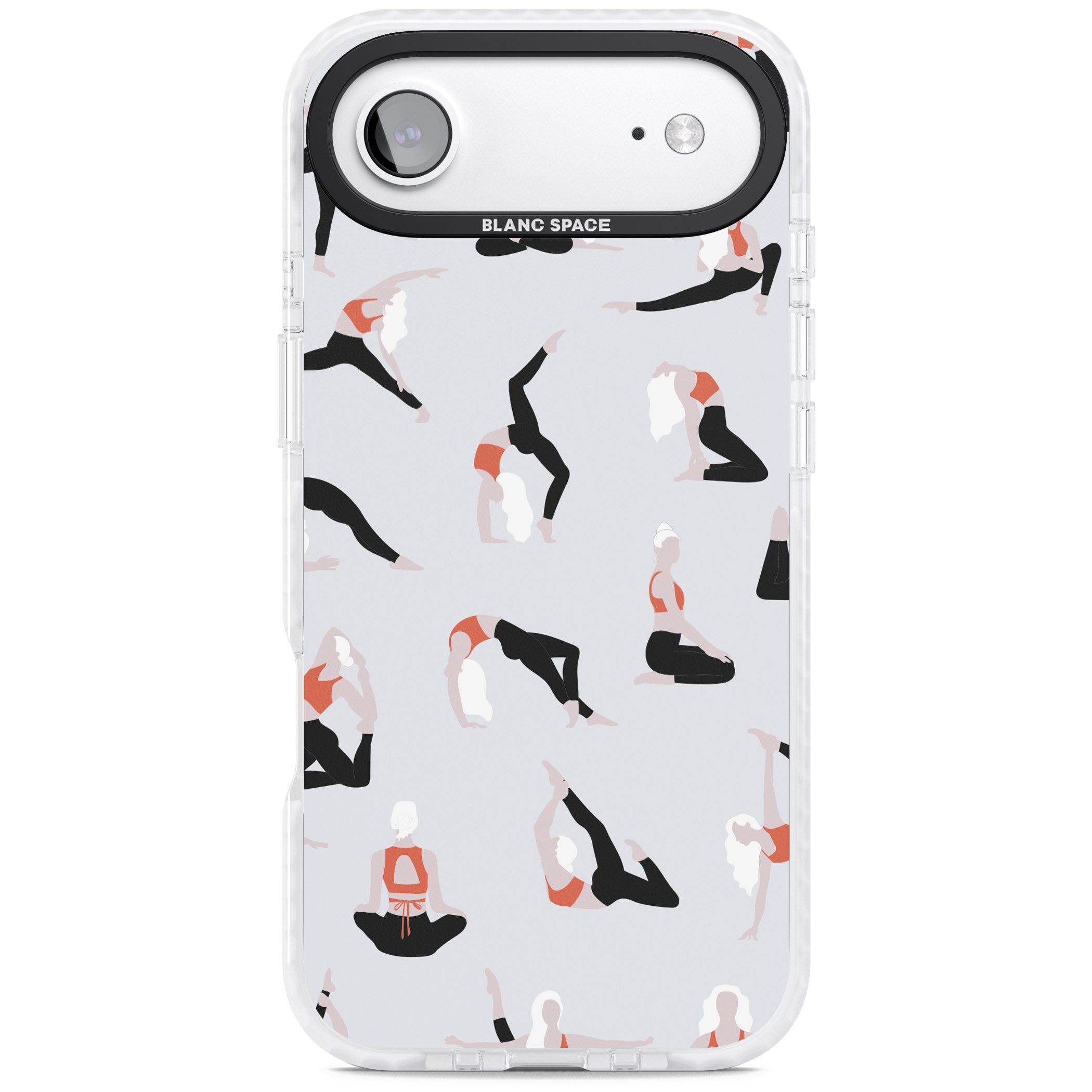 Yoga Poses Standard iPhone 17 Air Impact Pro Clear Phone Case