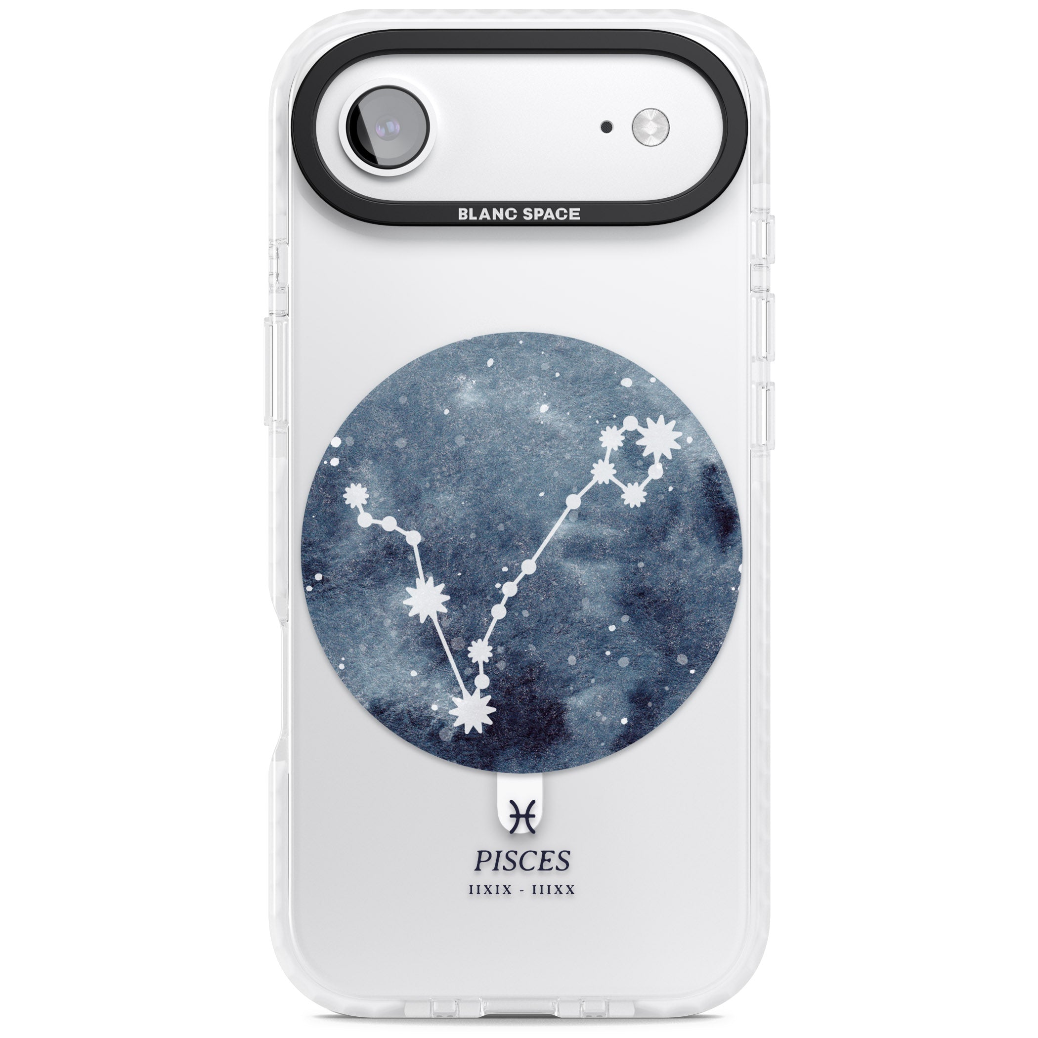 Pisces Zodiac Constellation iPhone 17 Air Impact Pro Clear Phone Case