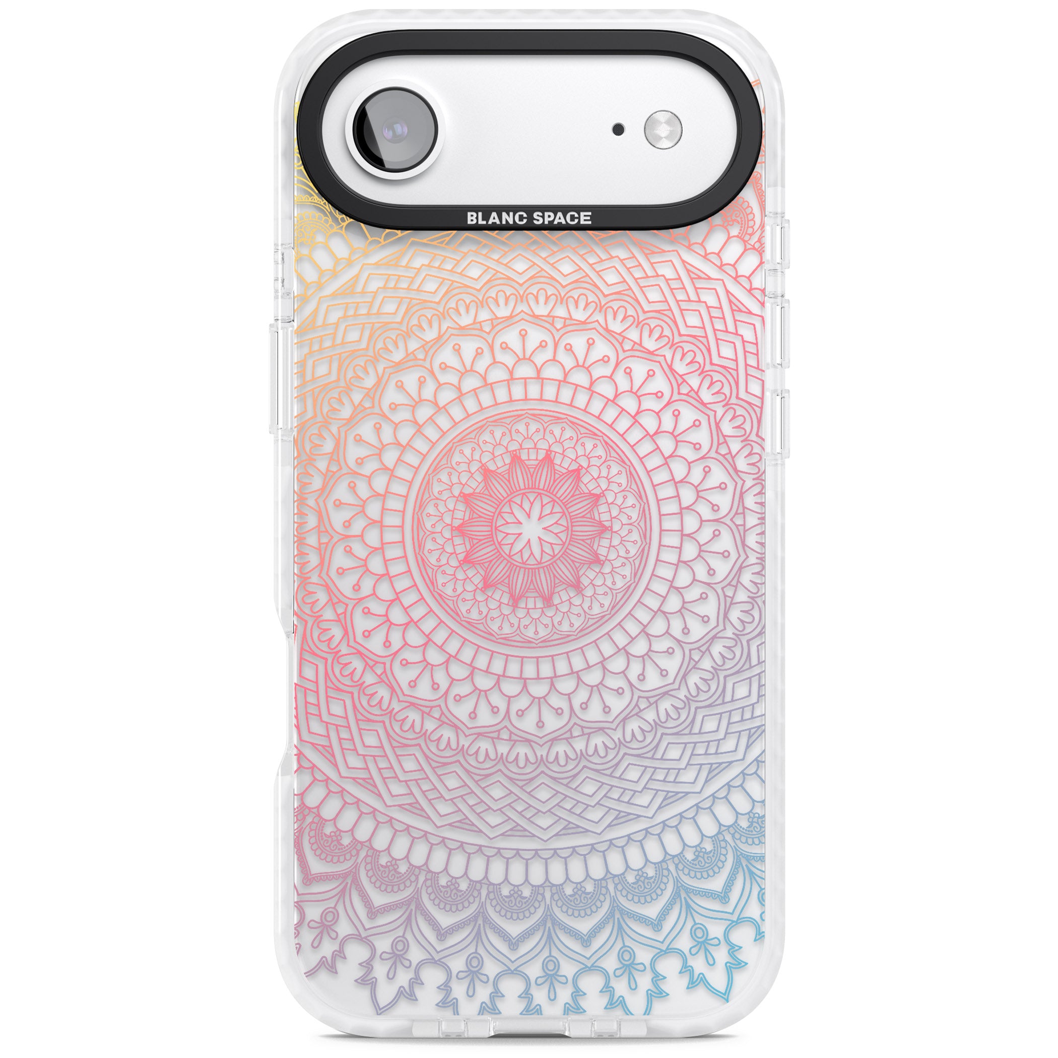 Rainbow Mandala iPhone 17 Air Impact Clear Phone Case