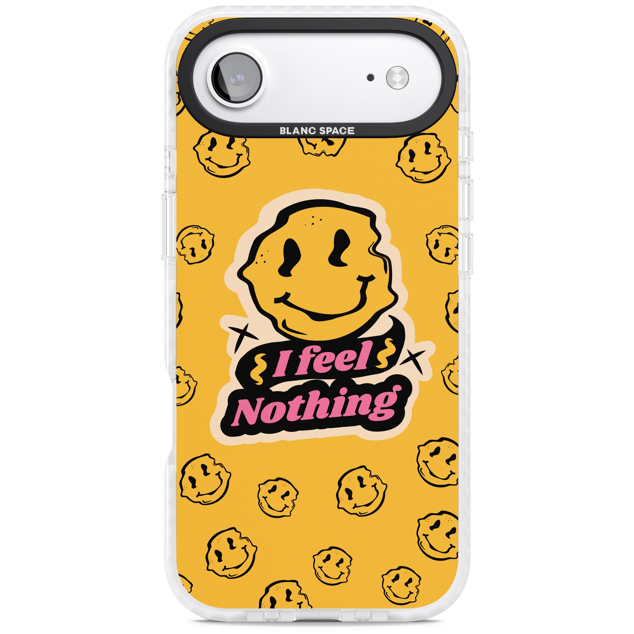 I Feel Nothing iPhone 17 Air Impact Clear Phone Case