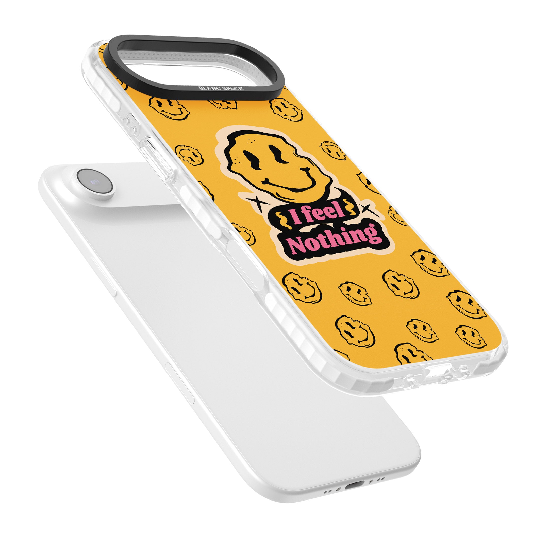 I Feel Nothing iPhone 17 Air Impact Clear Phone Case Colours