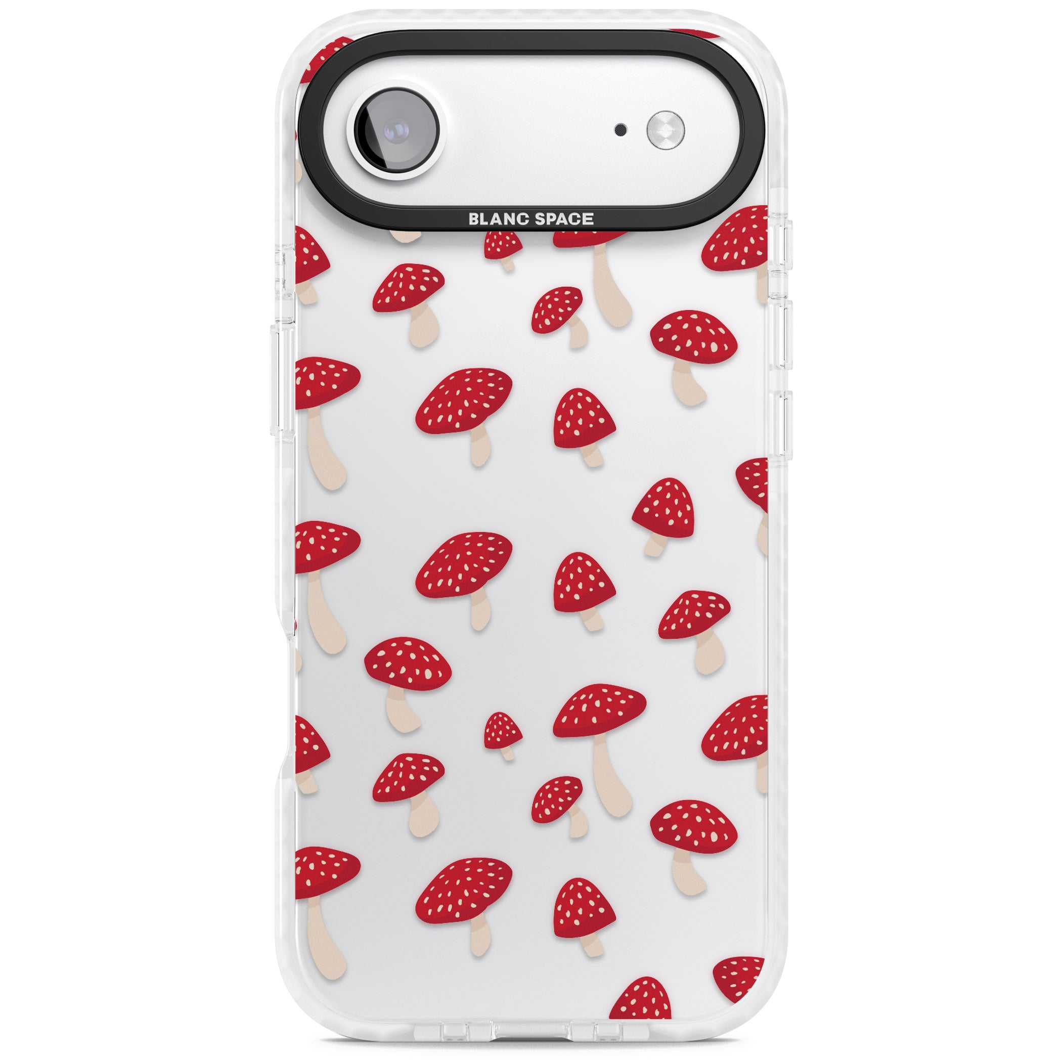 Magical Mushroom Pattern iPhone 17 Air Impact Clear Phone Case