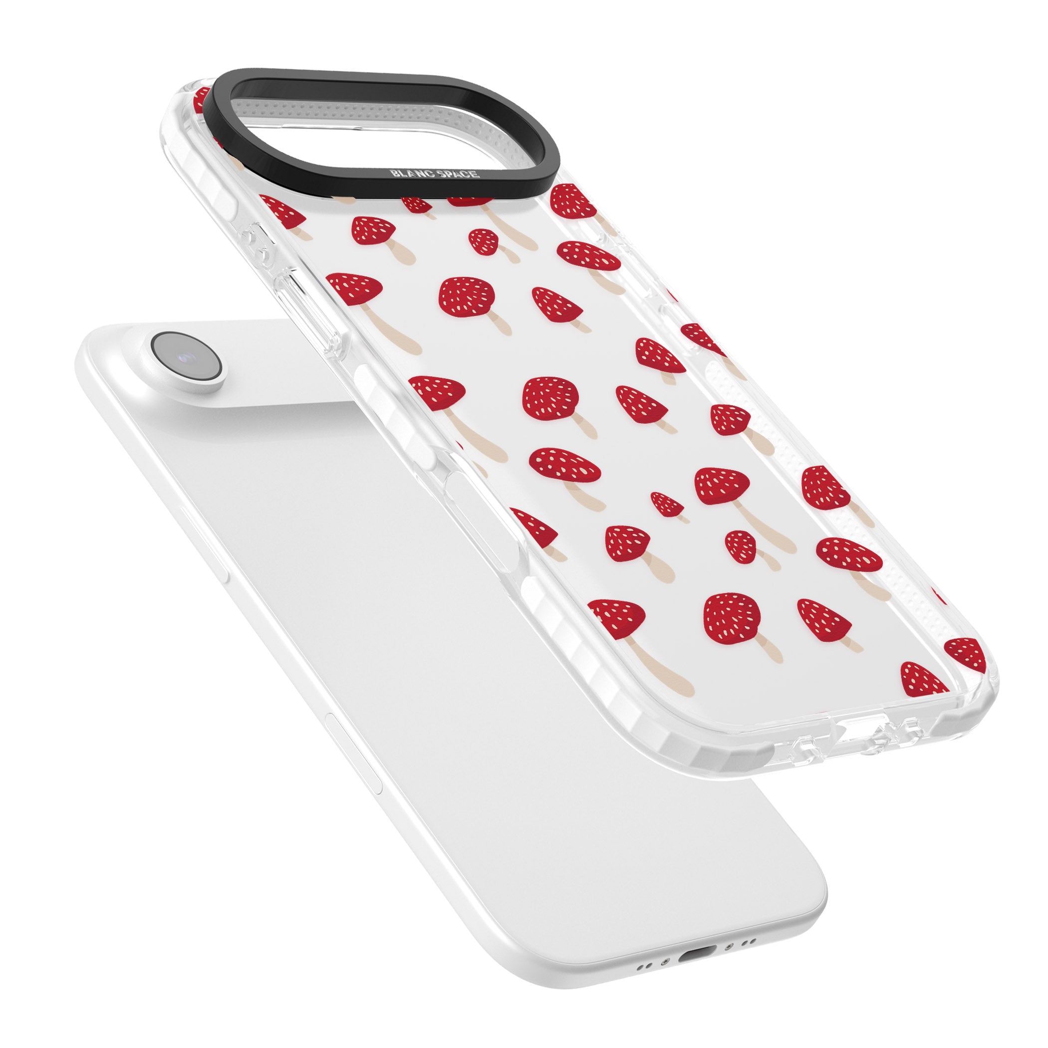 Magical Mushroom Pattern iPhone 17 Air Impact Clear Phone Case Colours