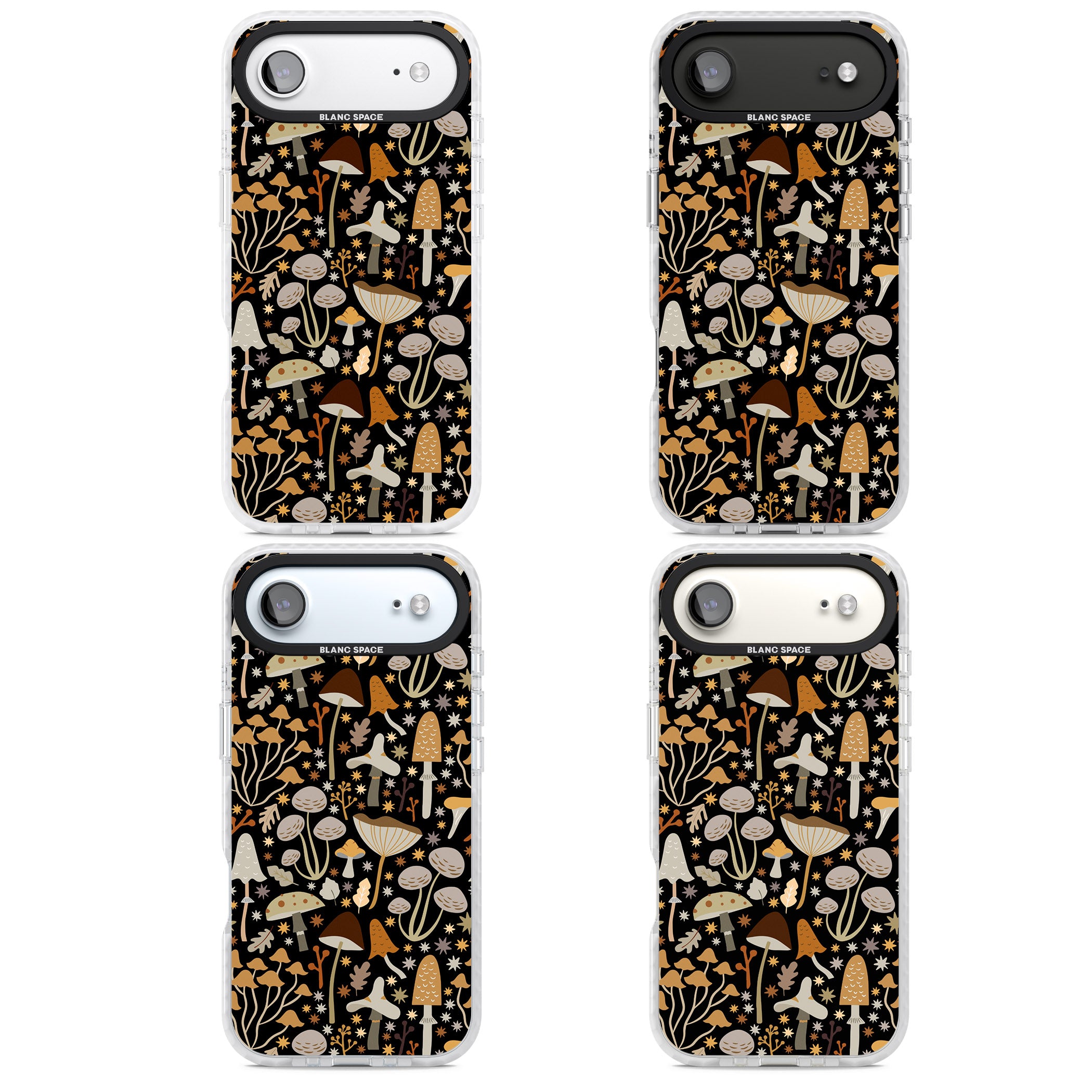 Mushroom Dream Pattern iPhone 17 Air Impact Clear Phone Case APT Impact Protection